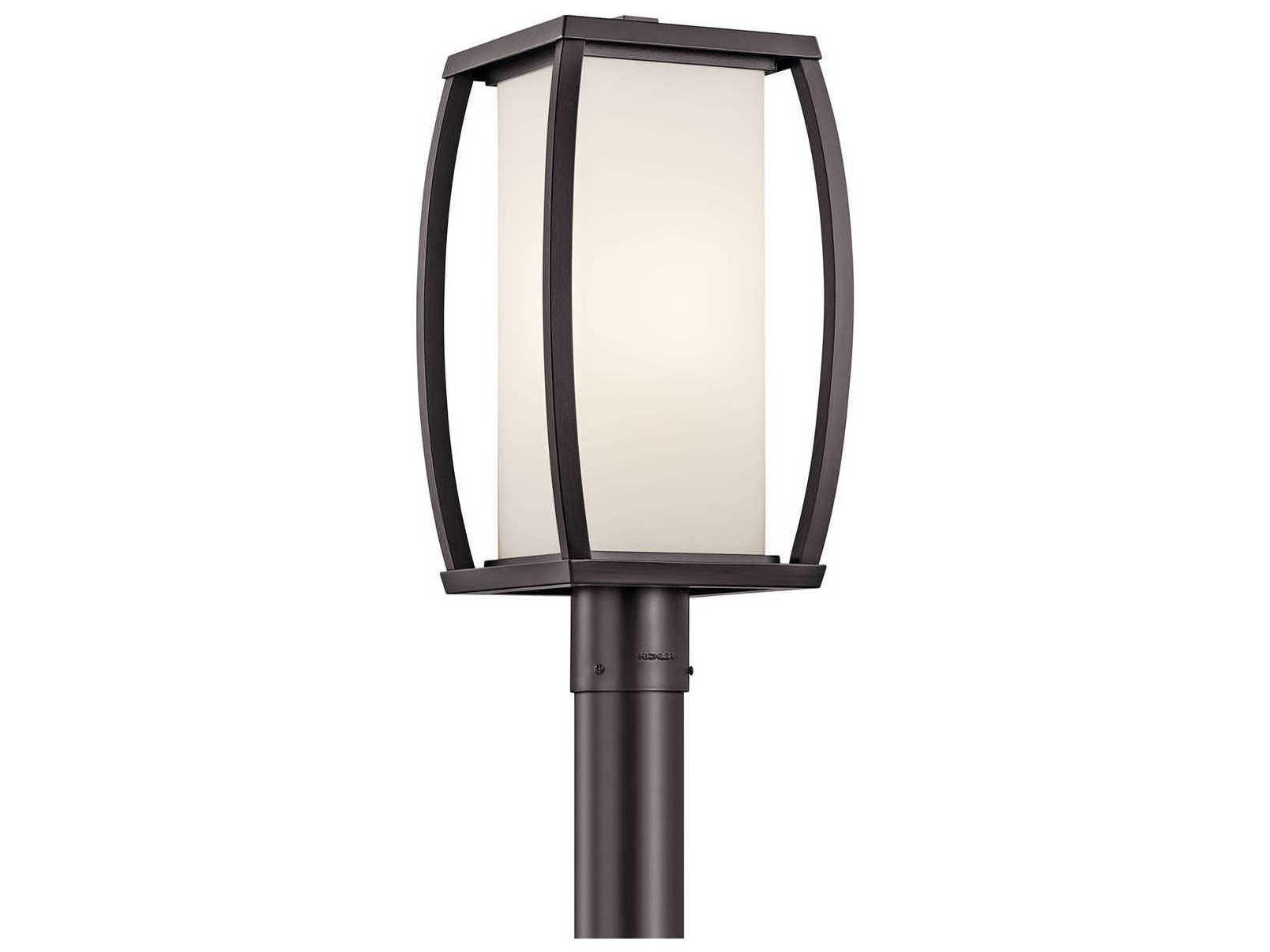 Kichler Bowen 1 - Light Glass Outdoor Post Light