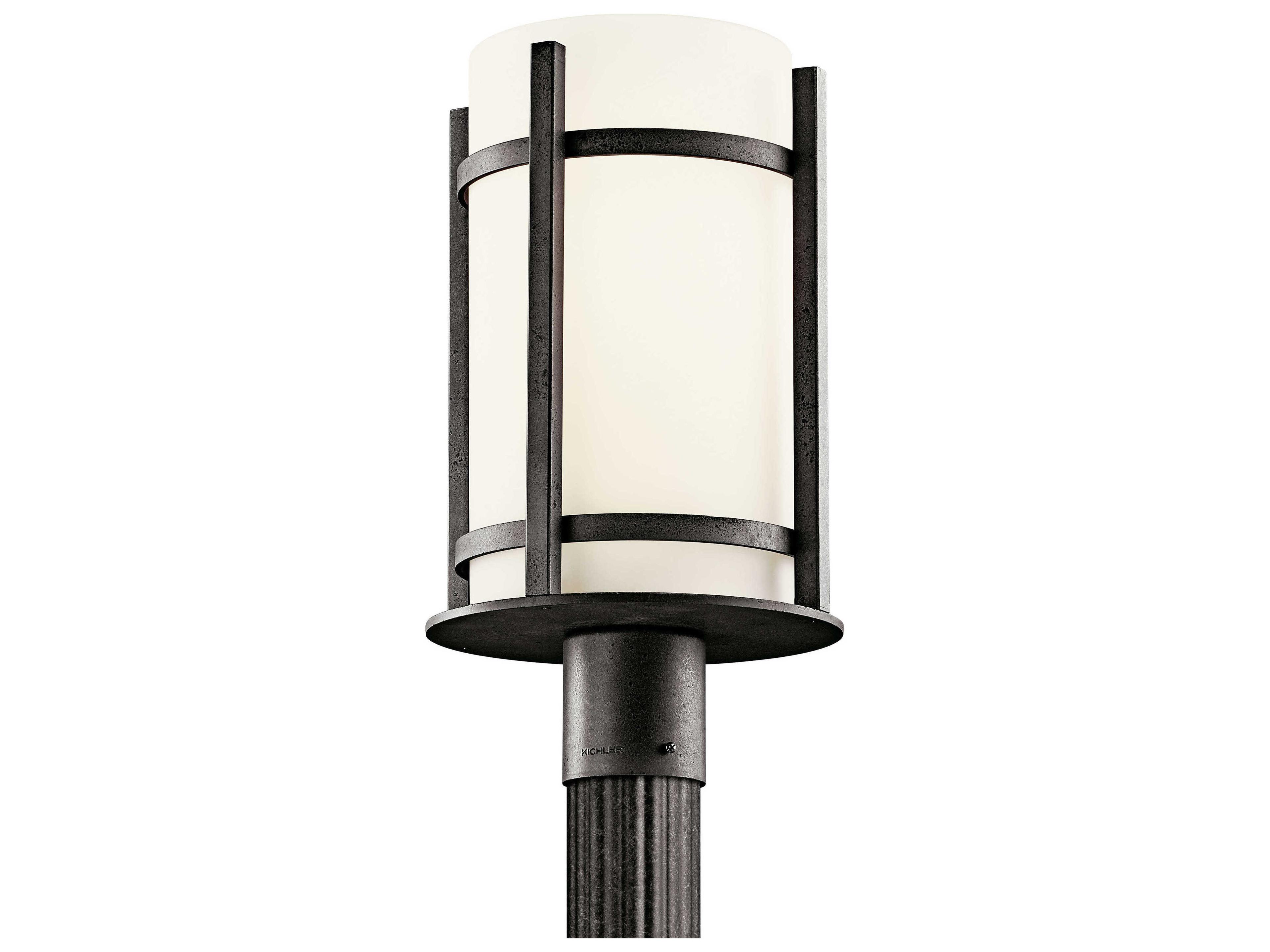 Kichler Camden 1 - Light Glass Outdoor Post Light