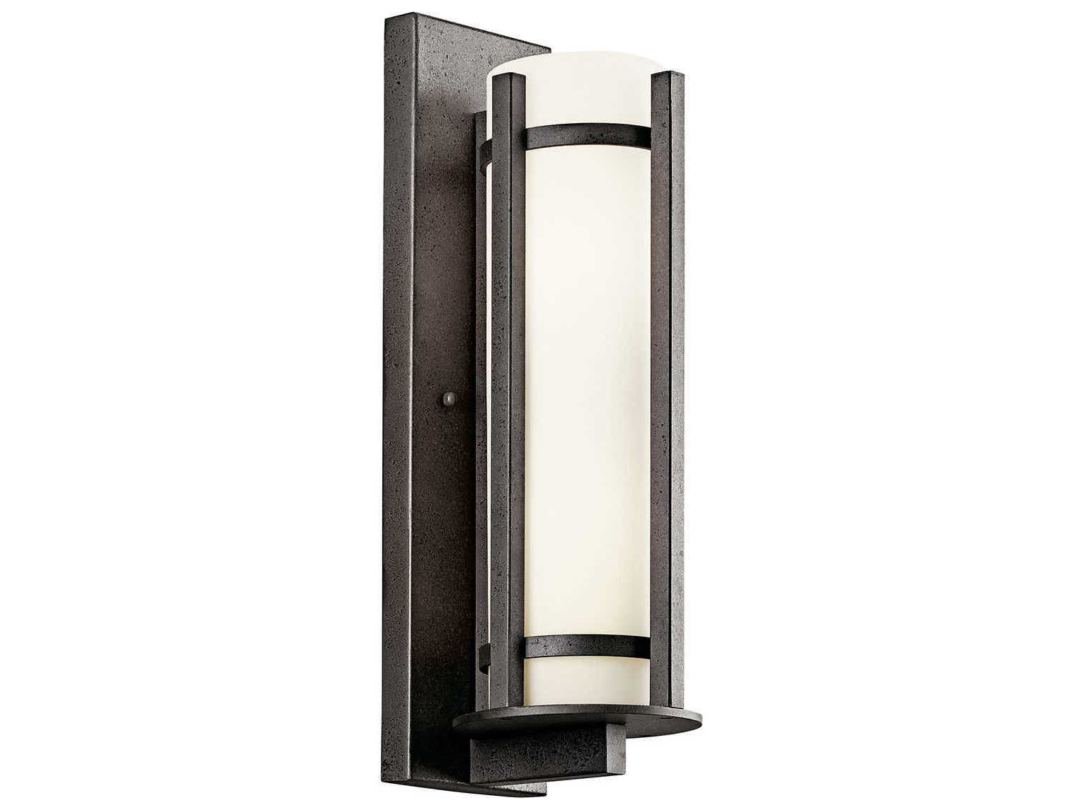Kichler Camden 3 - Light Glass Outdoor Wall Light