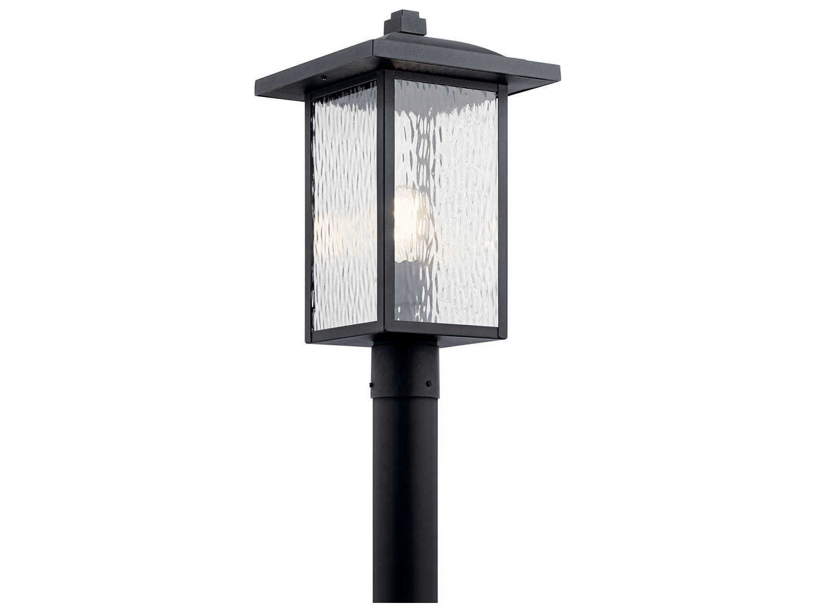 Kichler Capanna 1 - Light Glass Outdoor Post Light