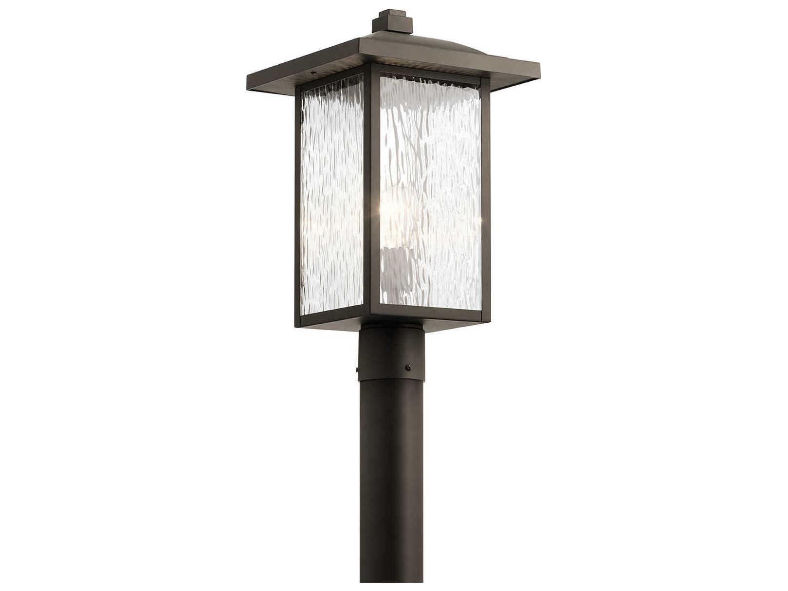 Kichler Capanna 1 - Light Glass Outdoor Post Light