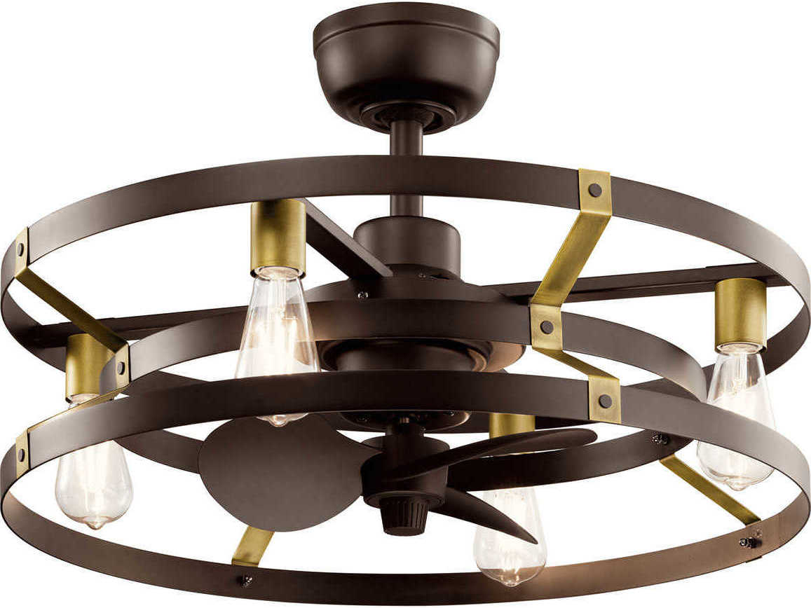 Kichler Cavelli 25" 4 - Light LED Ceiling Fan
