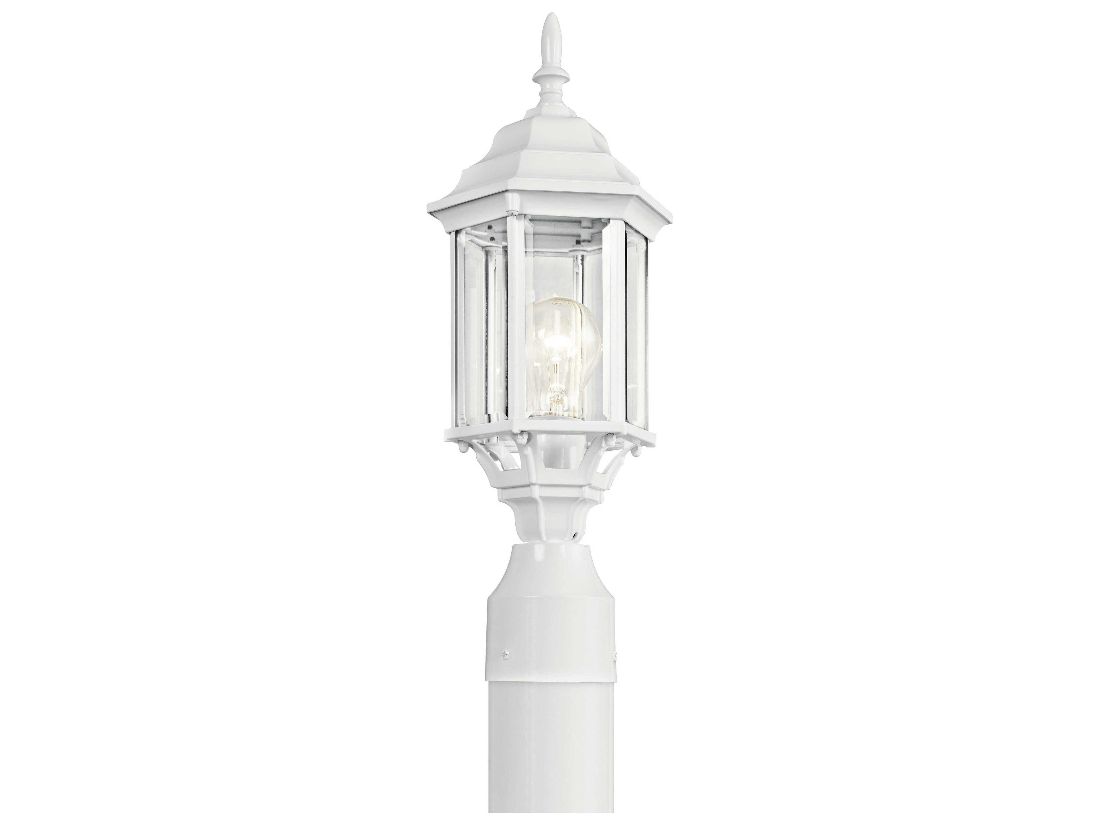 Kichler Chesapeake 1 - Light Glass Outdoor Post Light