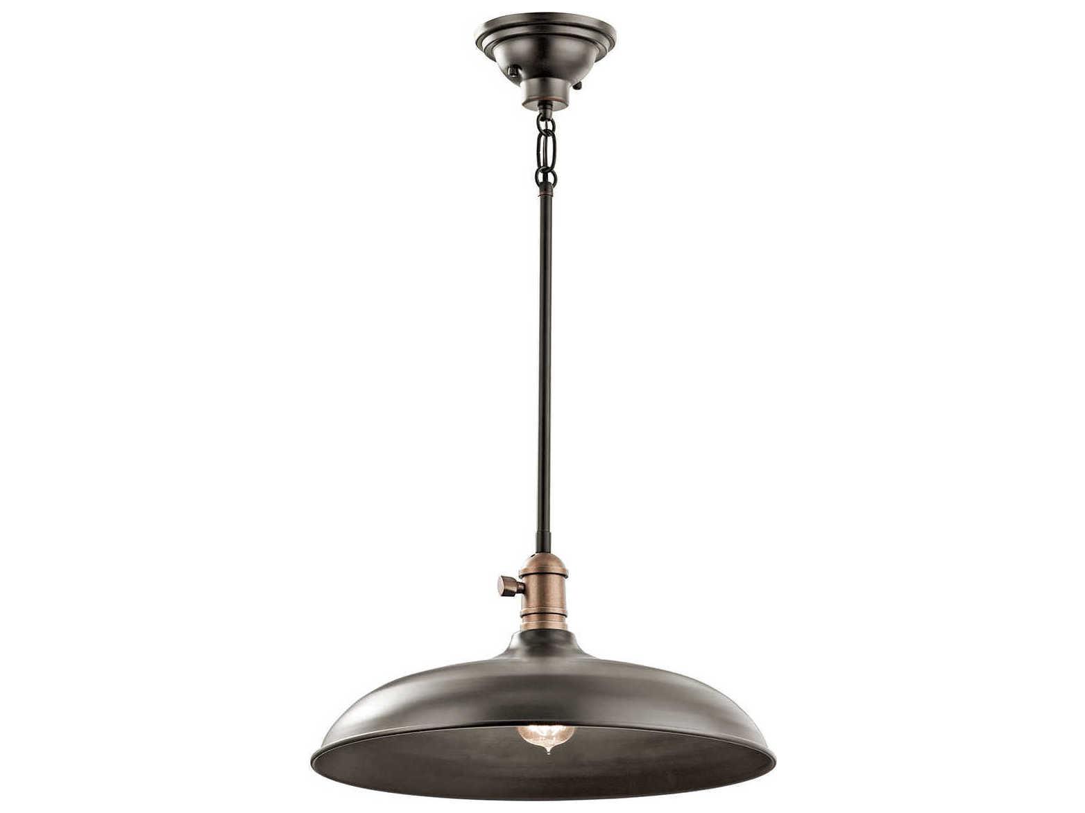 Kichler Cobson 1-Light Olde Bronze Round Pendant