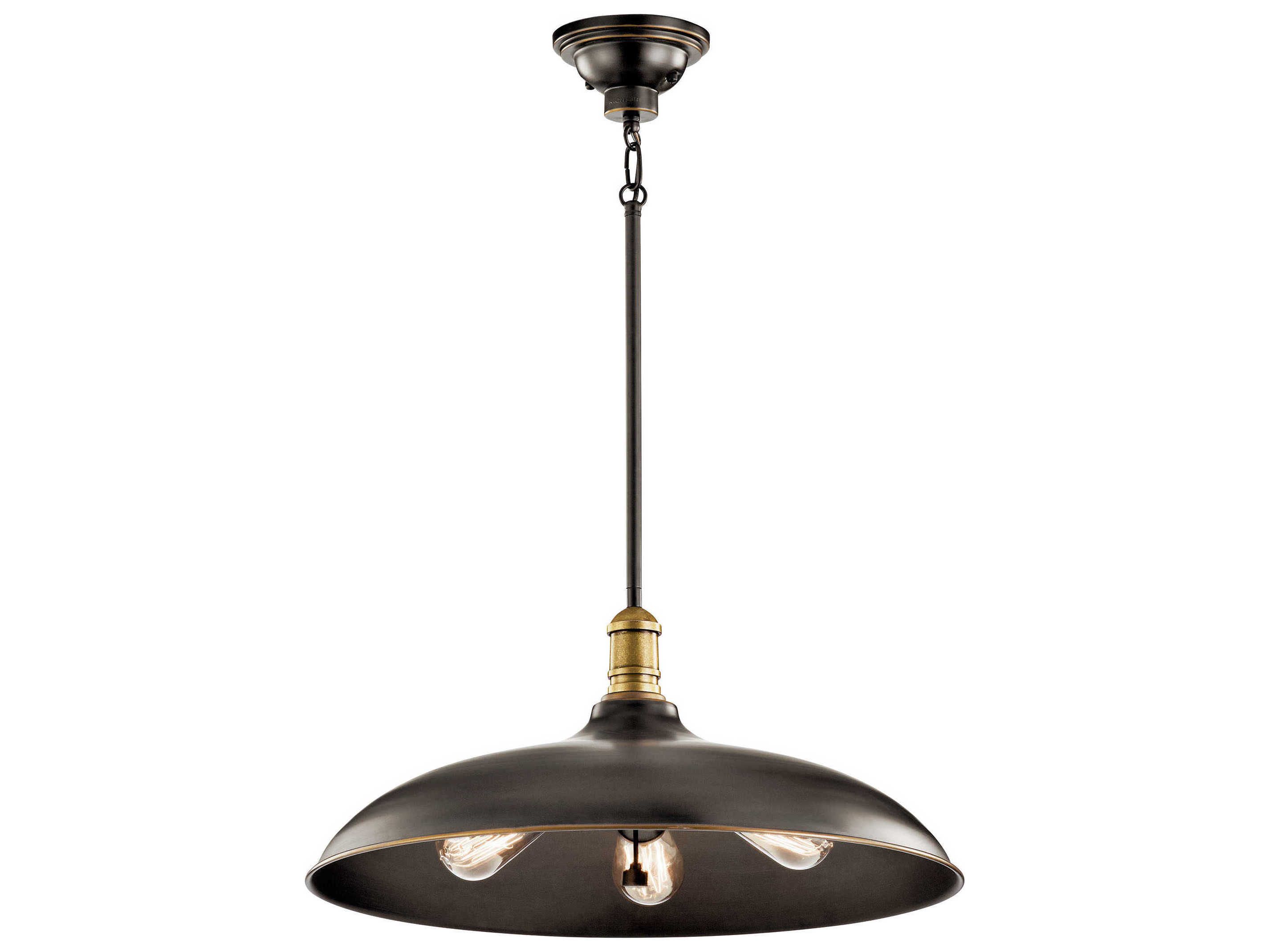 Kichler Cobson 3-Light Olde Bronze Round Pendant