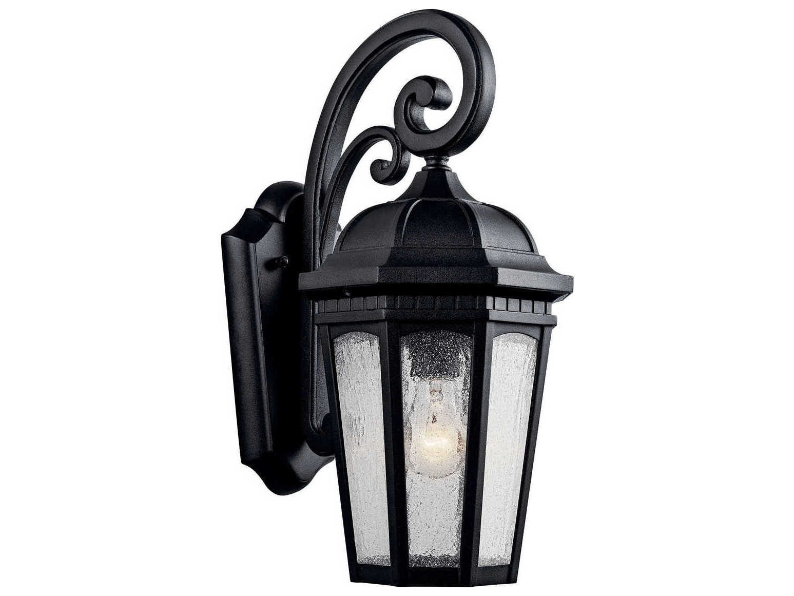 Kichler Courtyard 1 - Light Glass Outdoor Wall Light