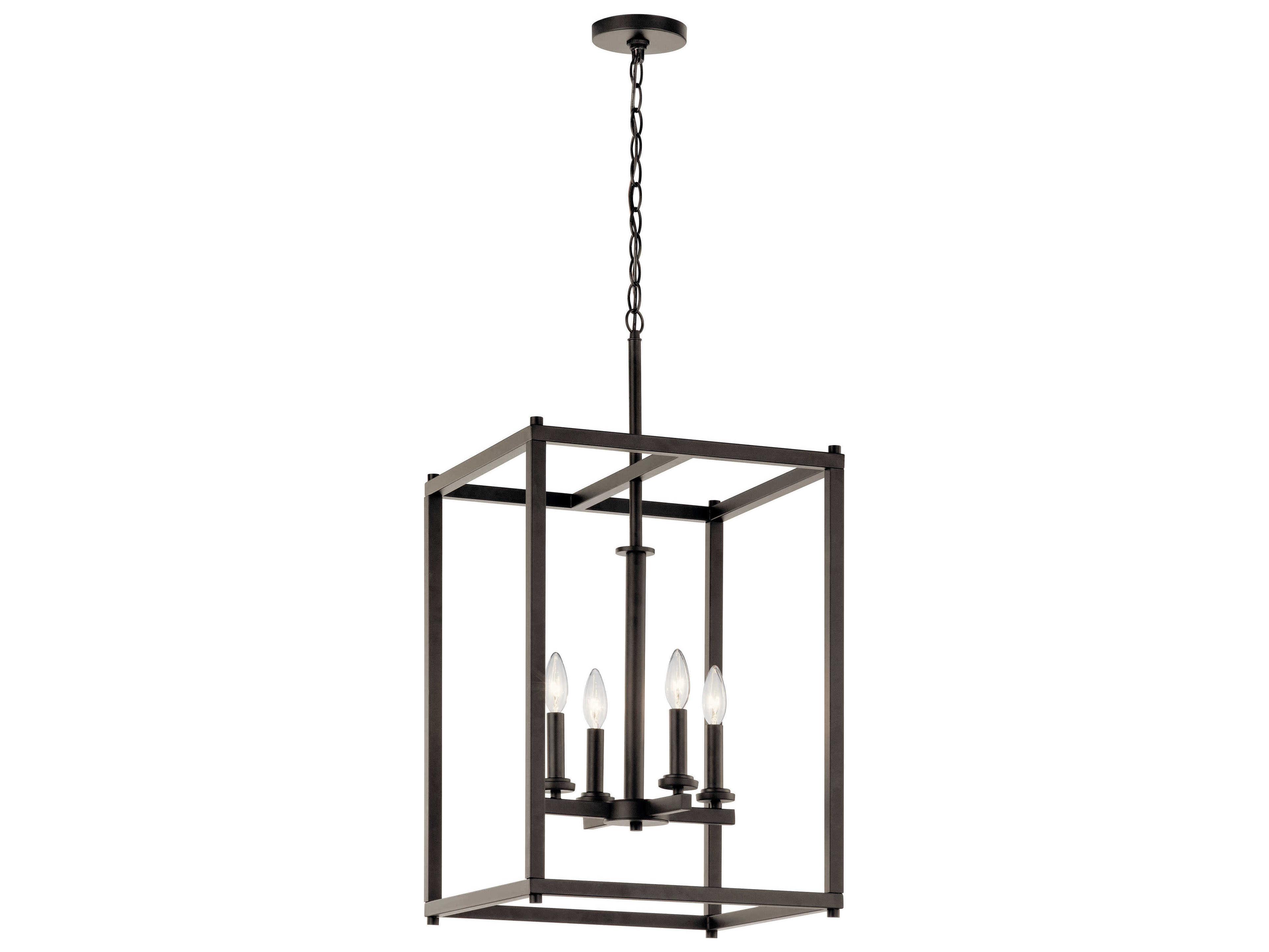 Kichler Crosby 4-Light Olde Bronze Geometric Pendant