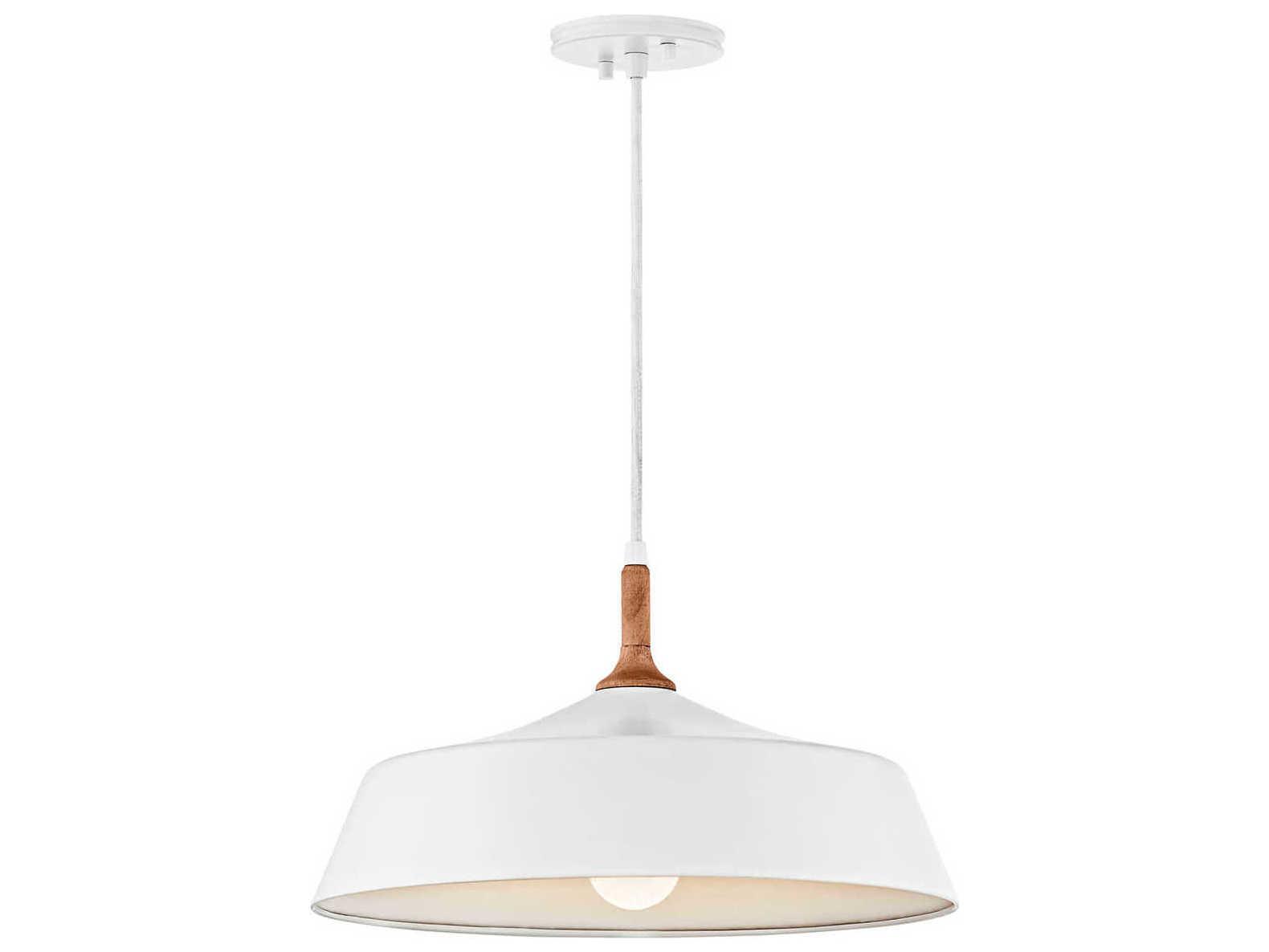 Kichler Danika 1-Light White Round Pendant