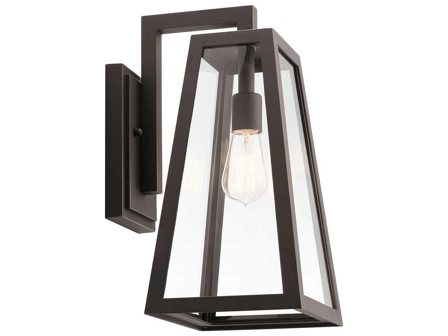 Kichler Delison 1 - Light Glass Outdoor Wall Light