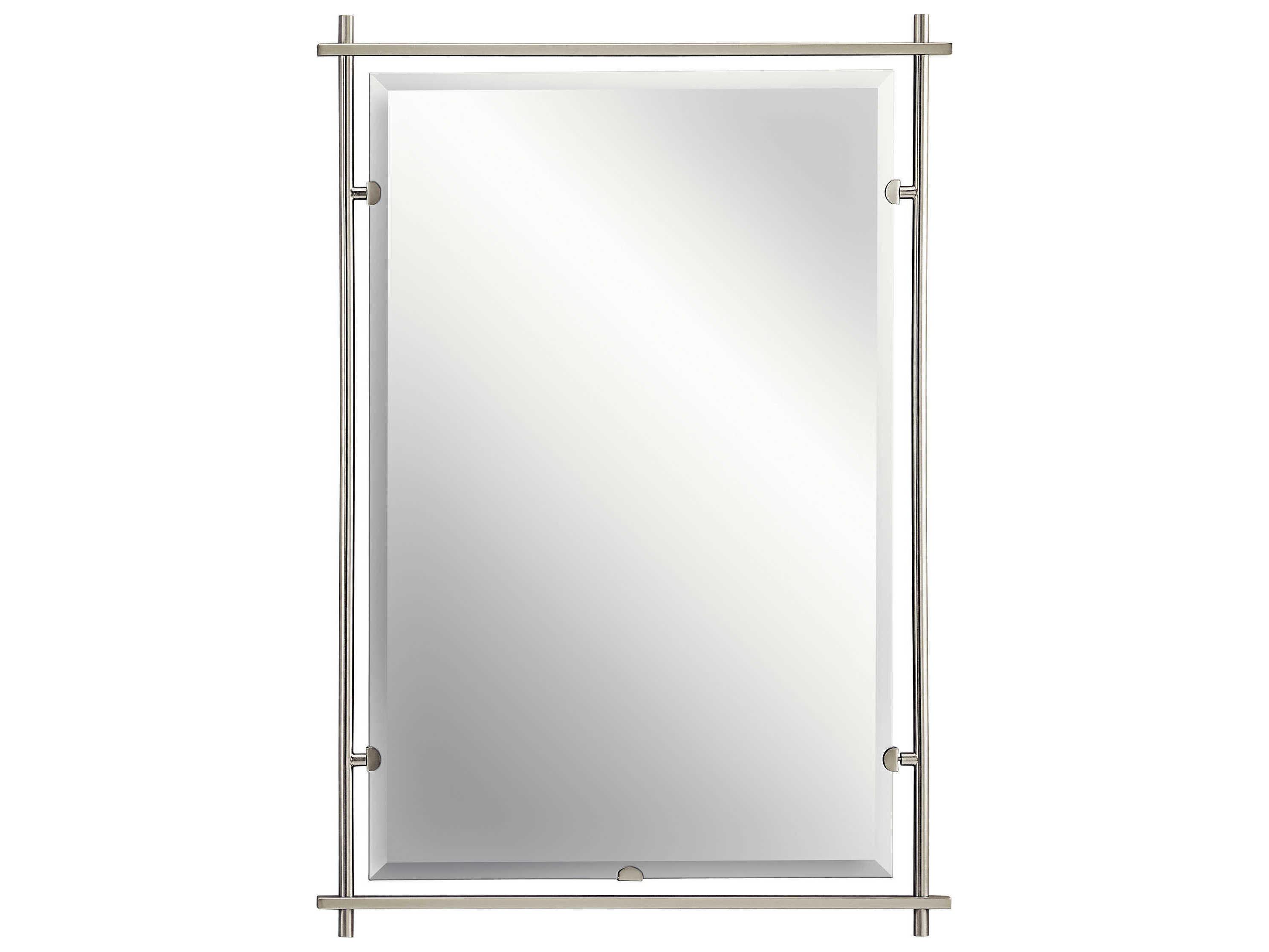 Kichler Eileen Brushed Nickel Rectangular Wall Mirror
