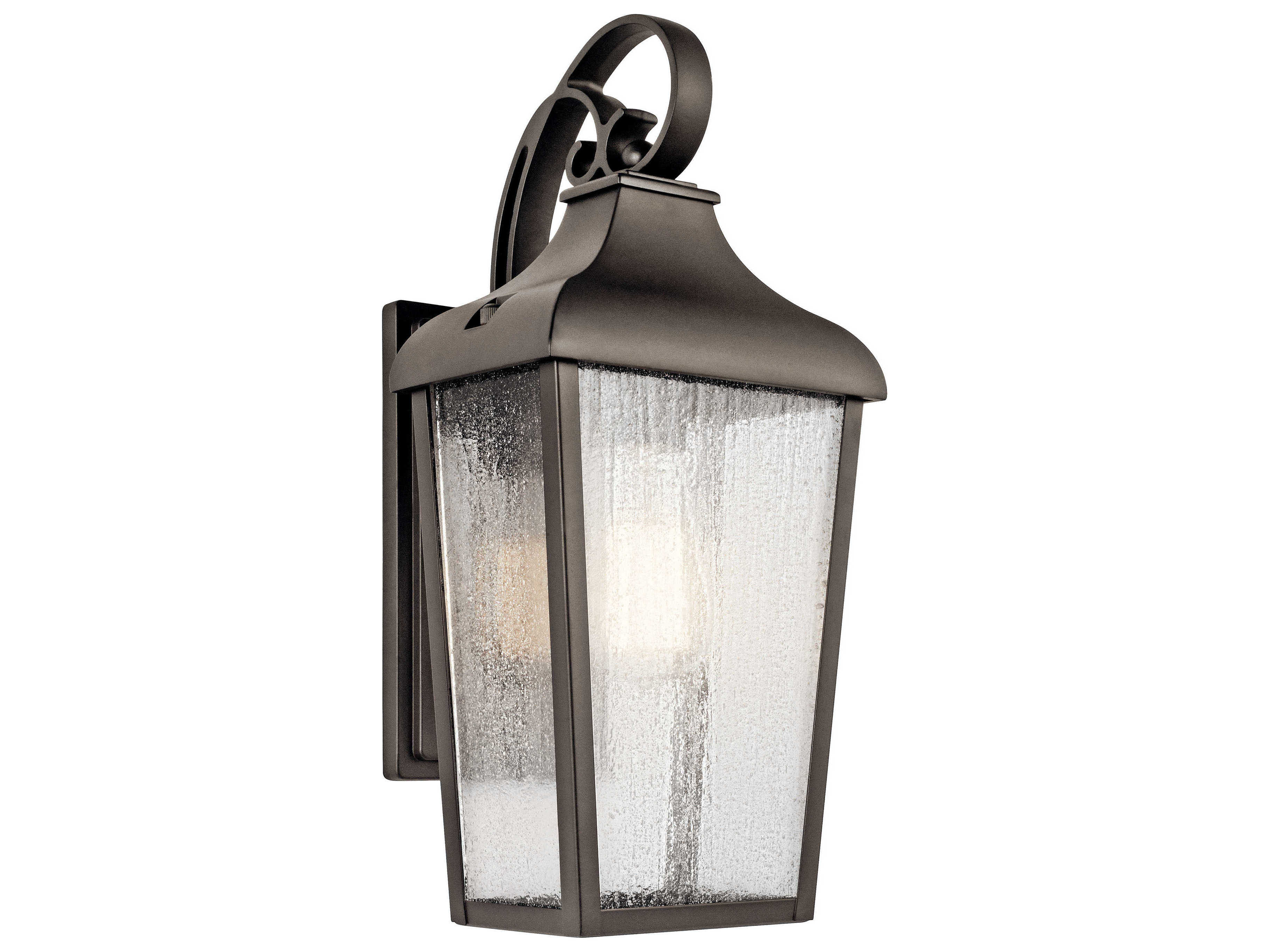 Kichler Forestdale 1 - Light Glass Outdoor Wall Light