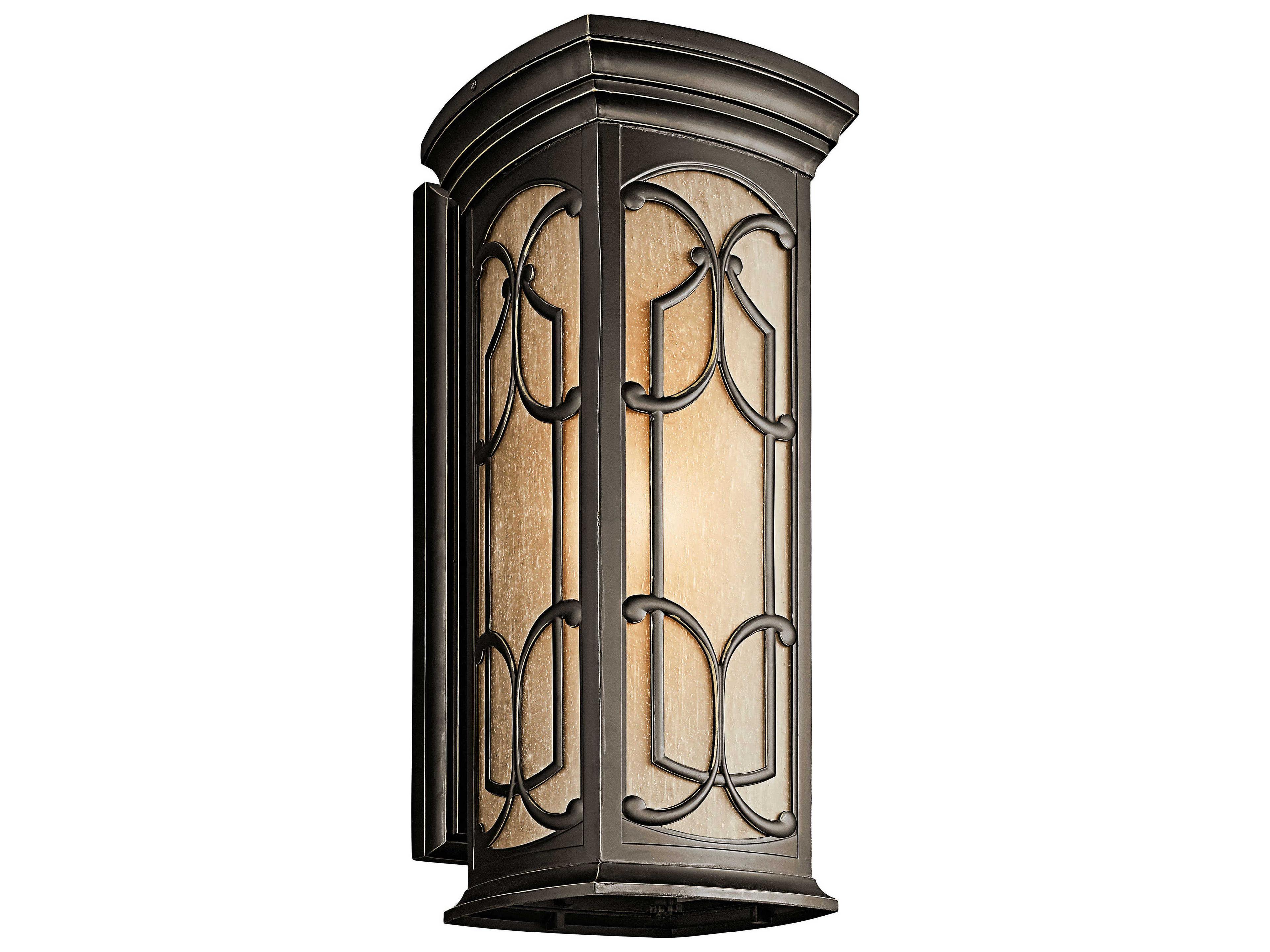 Kichler Franceasi 1 - Light Glass Outdoor Wall Light