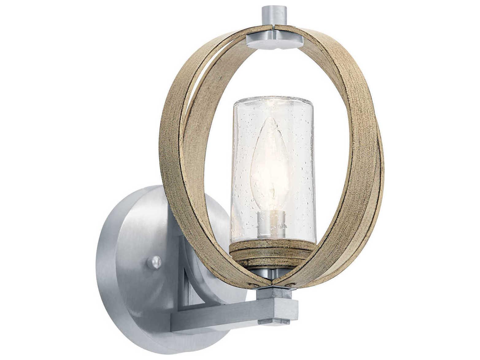 Kichler Grand Bank 1 - Light Glass Outdoor Wall Light
