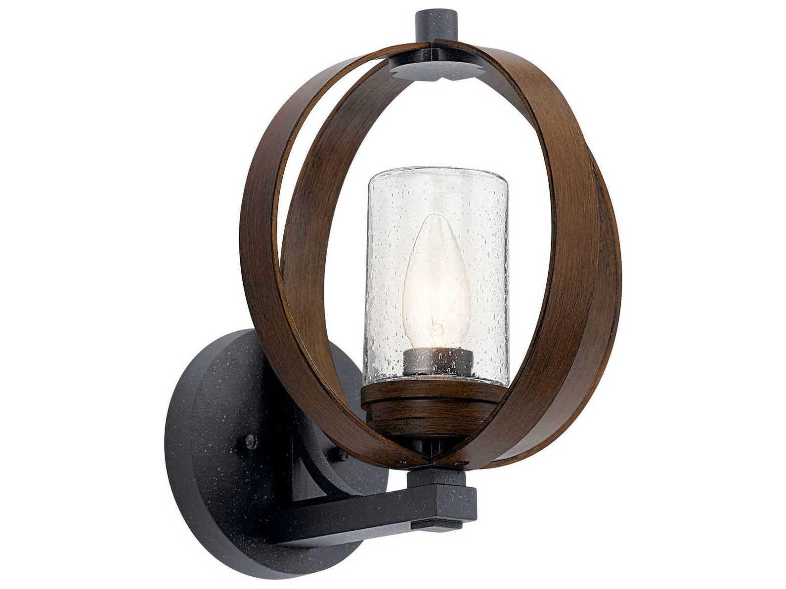 Kichler Grand Bank 1 - Light Glass Outdoor Wall Light