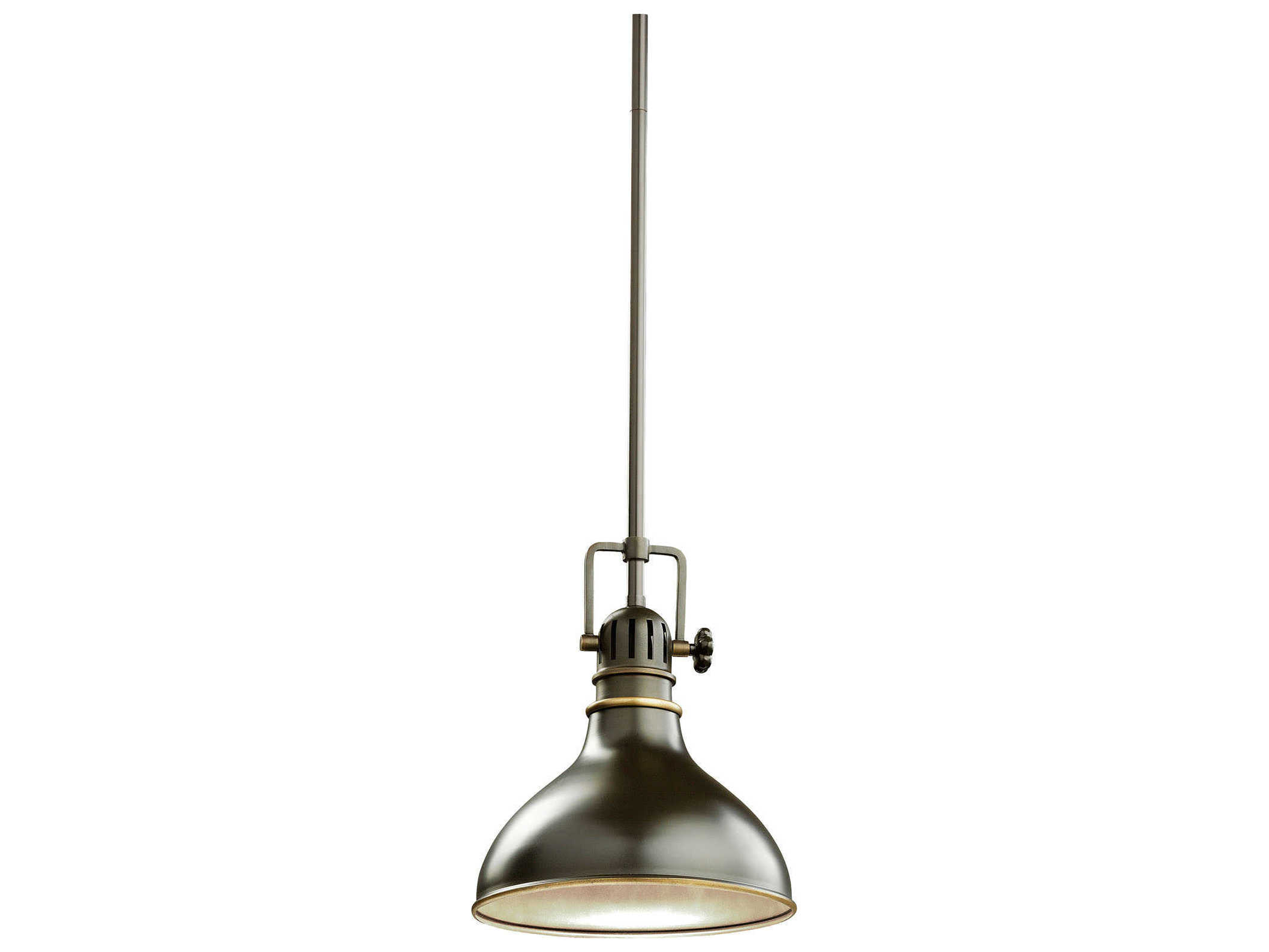 Kichler Hatteras Bay 1-Light Olde Bronze Round Mini Pendant