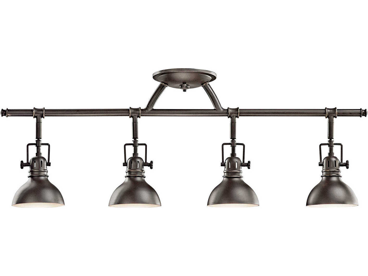 Kichler Hatteras Bay 4-Light Olde Bronze Round Track & Rail Light