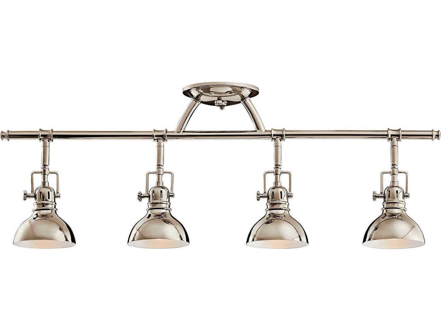 Kichler Hatteras Bay 4-Light Polished Nickel Round Track & Rail Light