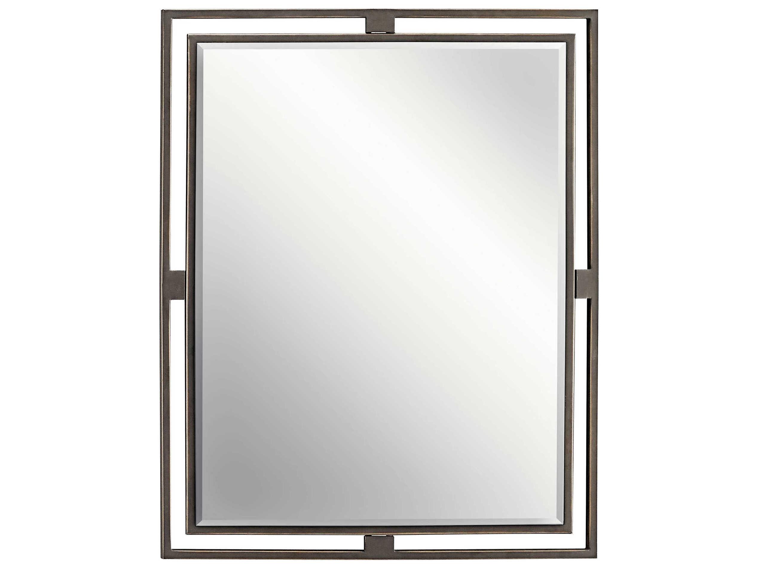 Kichler Hendrik Olde Bronze Rectangular Wall Mirror