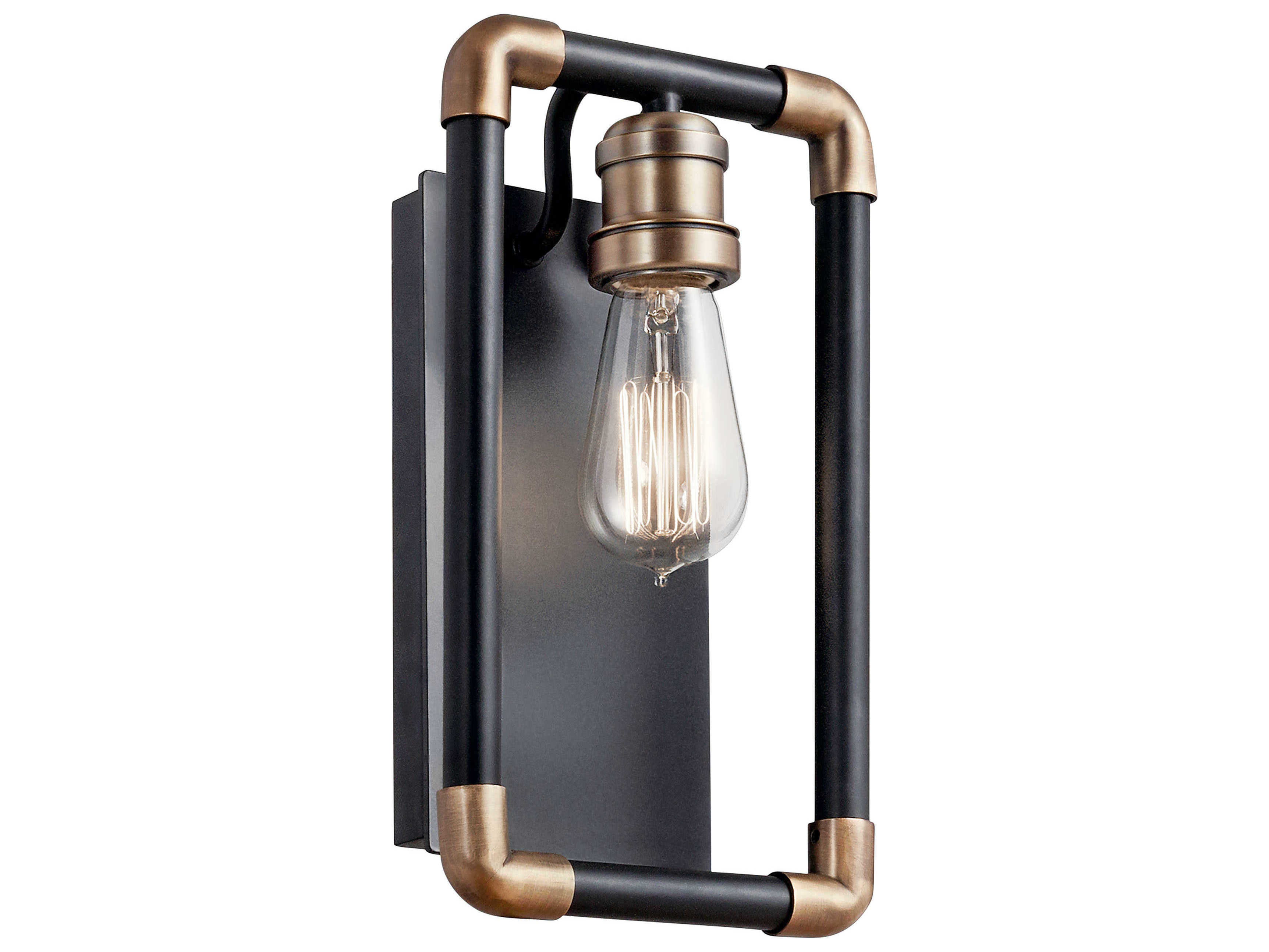 Kichler Imahn 1-Light Black Wall Sconce