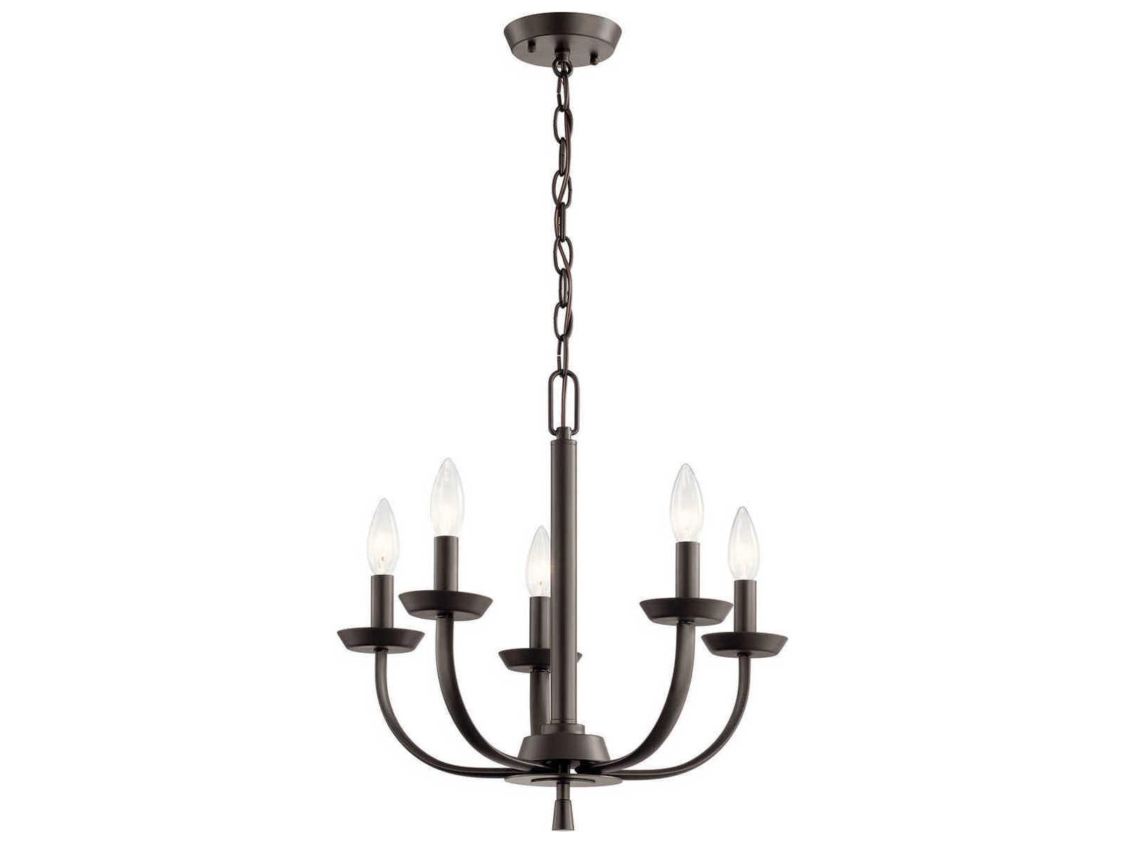 Kichler Kennewick 5-Light Olde Bronze Candelabra Chandelier