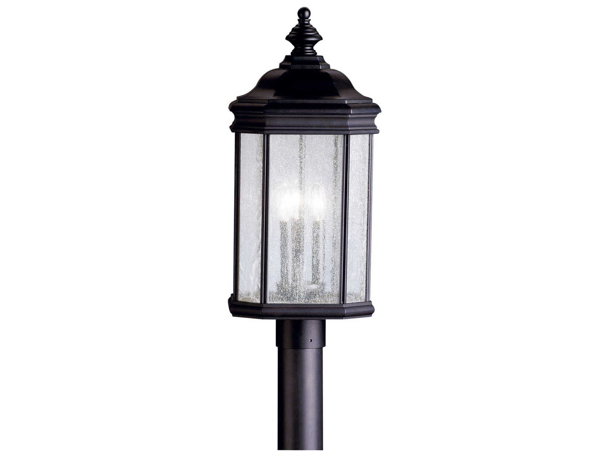 Kichler Kirkwood 3 - Light Glass Outdoor Post Light