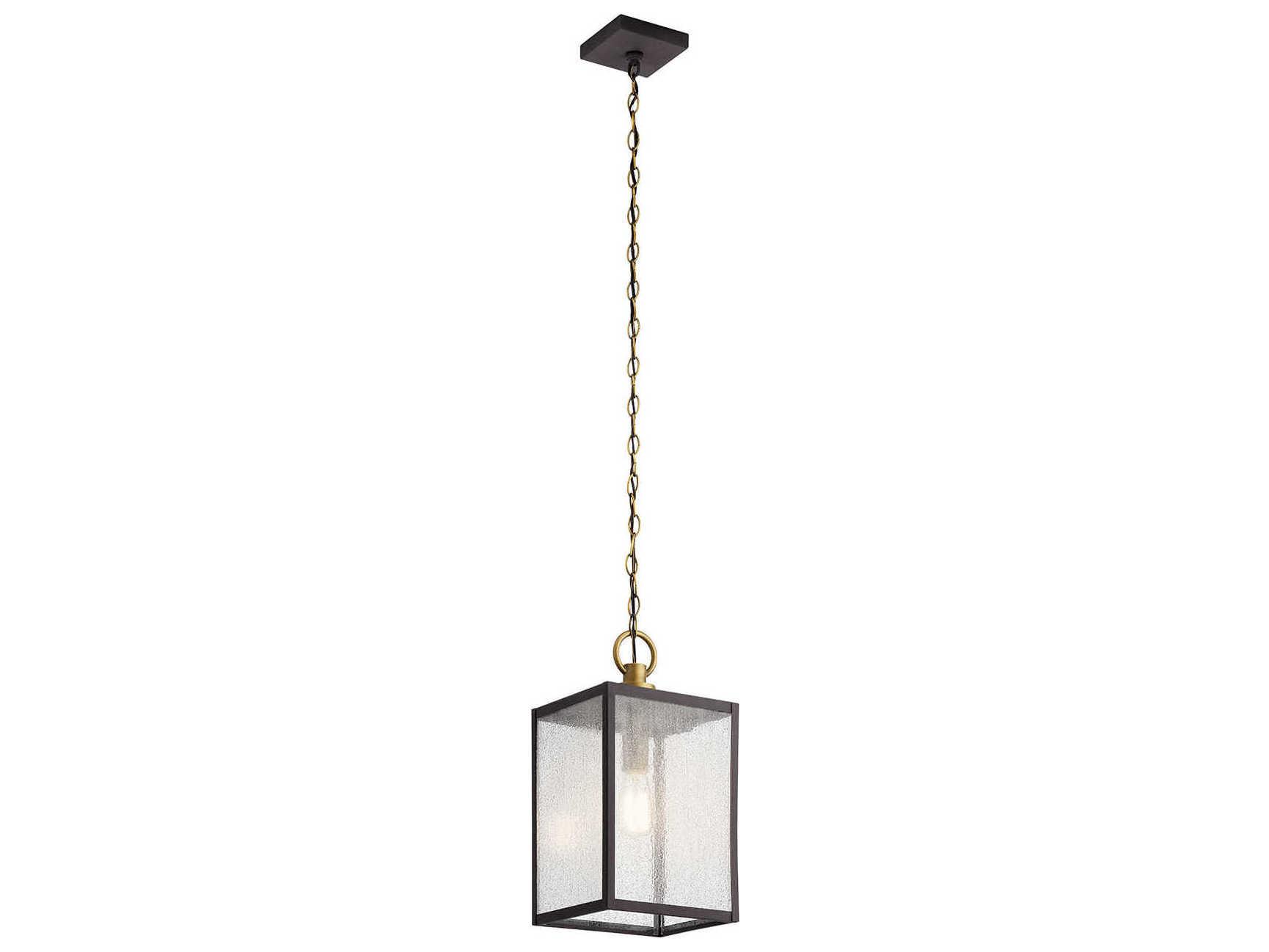 Kichler Lahden 1 - Light Glass Outdoor Hanging Light