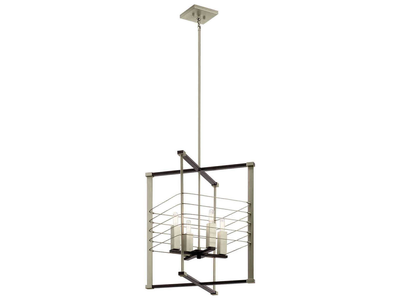 Kichler Lente 4-Light Midnight Oak Brown Pendant