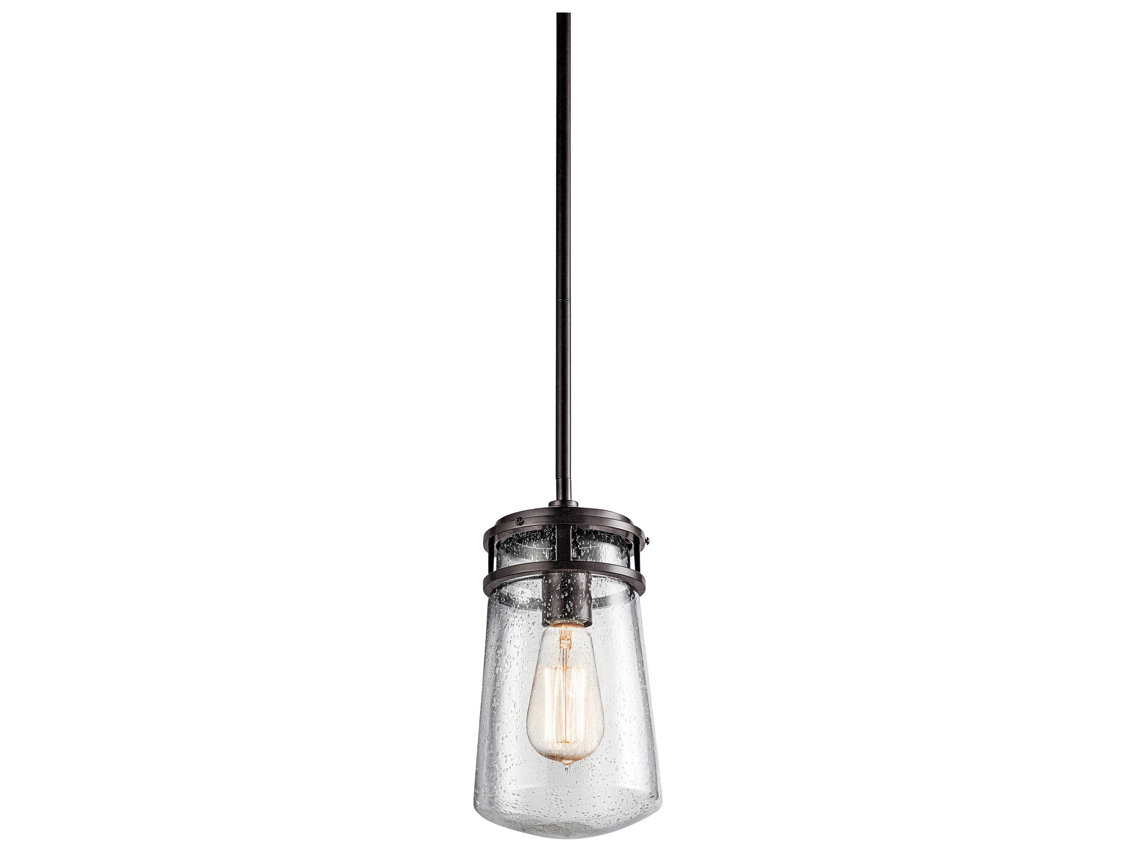 Kichler Lyndon 1 - Light Glass Outdoor Hanging Light