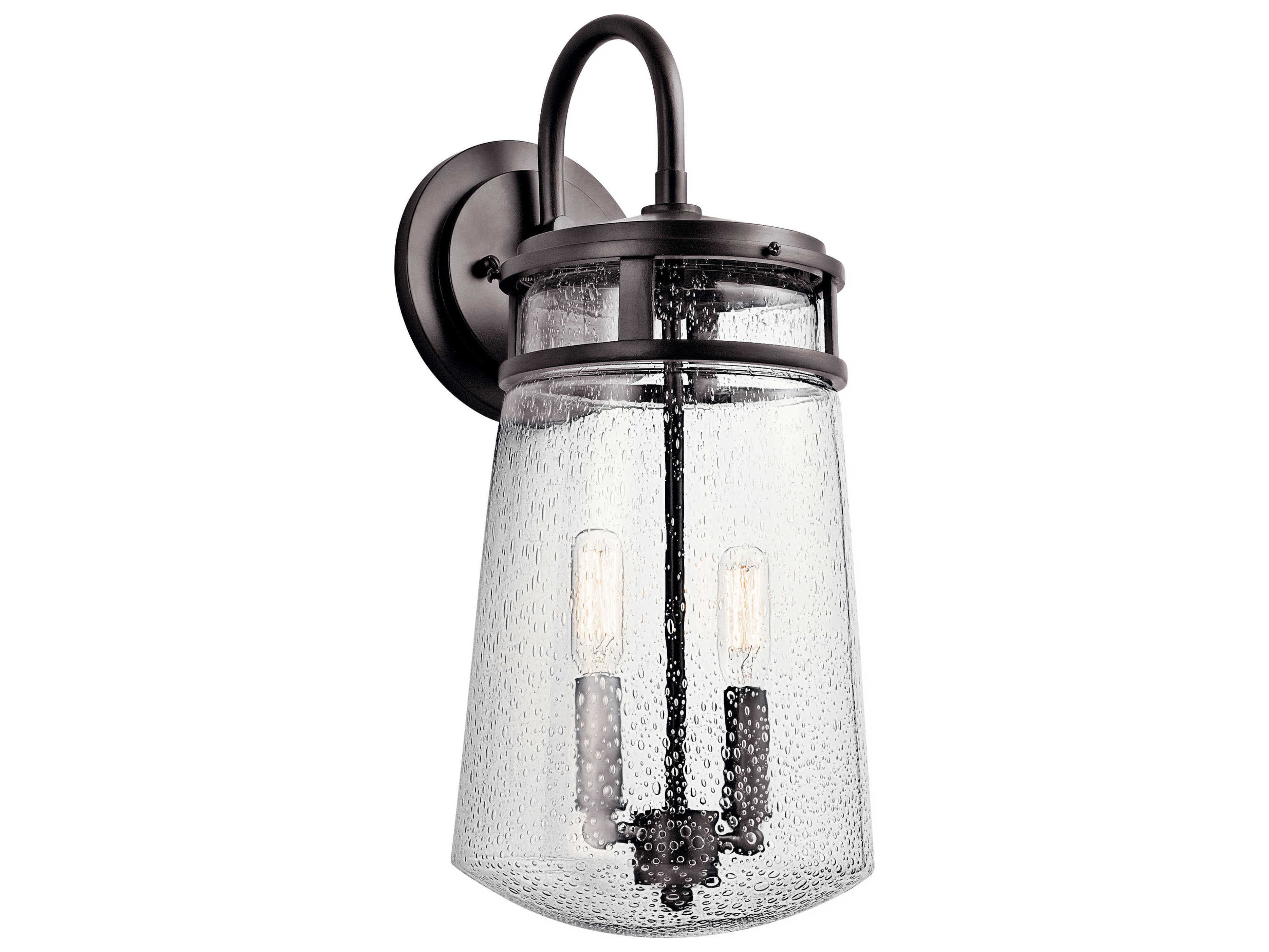 Kichler Lyndon 2 - Light Glass Outdoor Wall Light