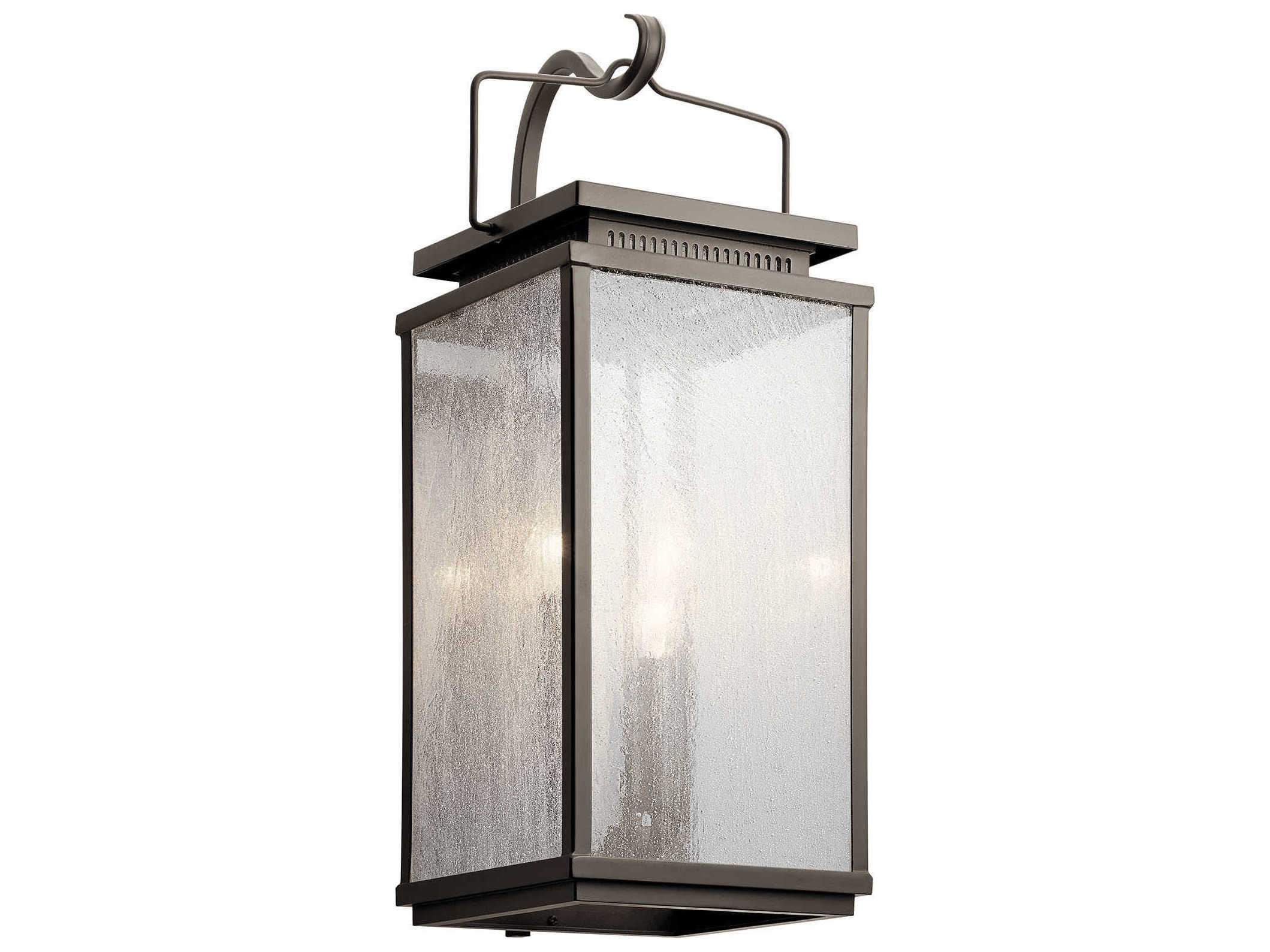 Kichler Manningham 3 - Light Glass Outdoor Wall Light