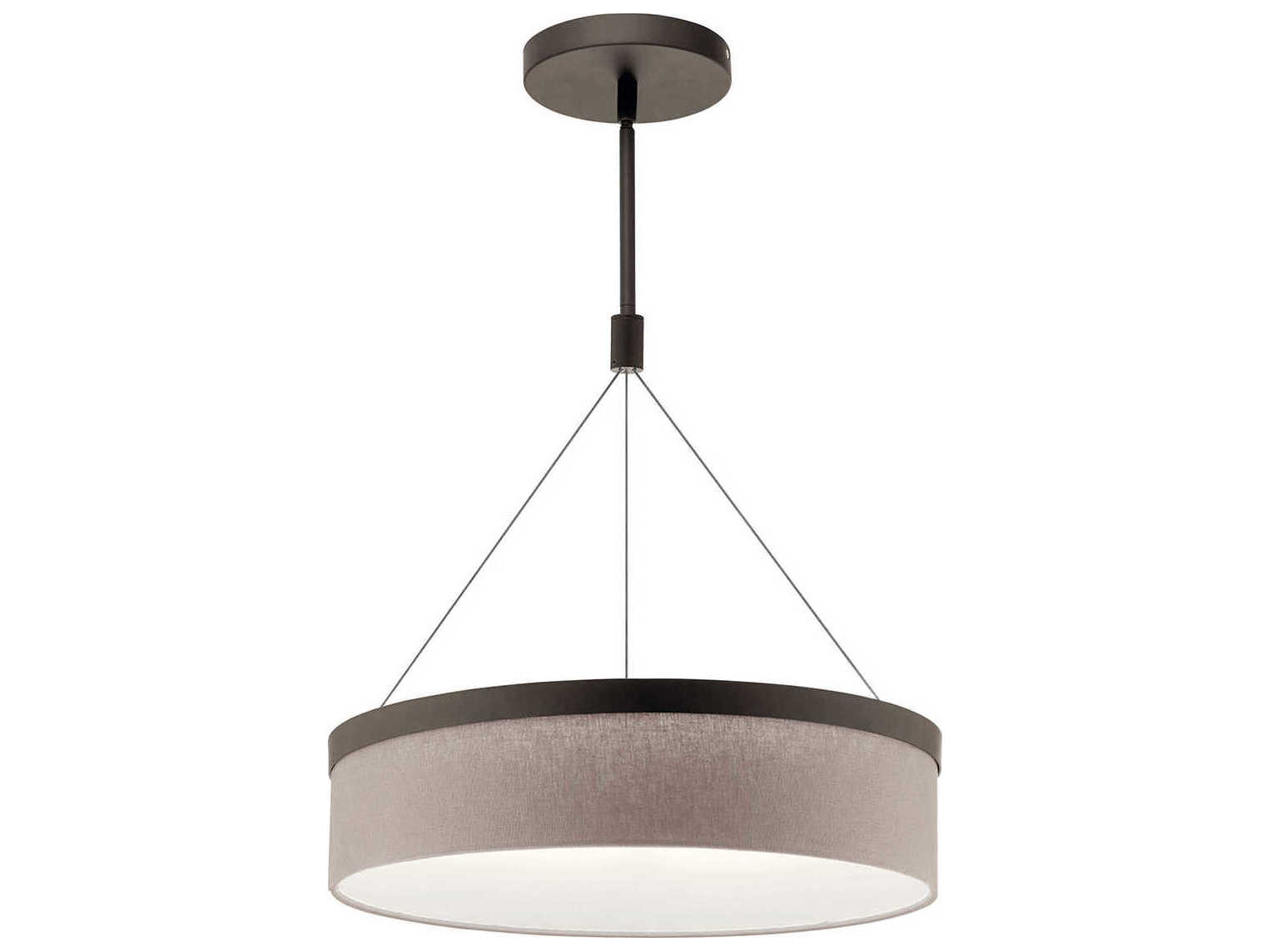 Kichler Mercel 3-Light Olde Bronze Drum Pendant