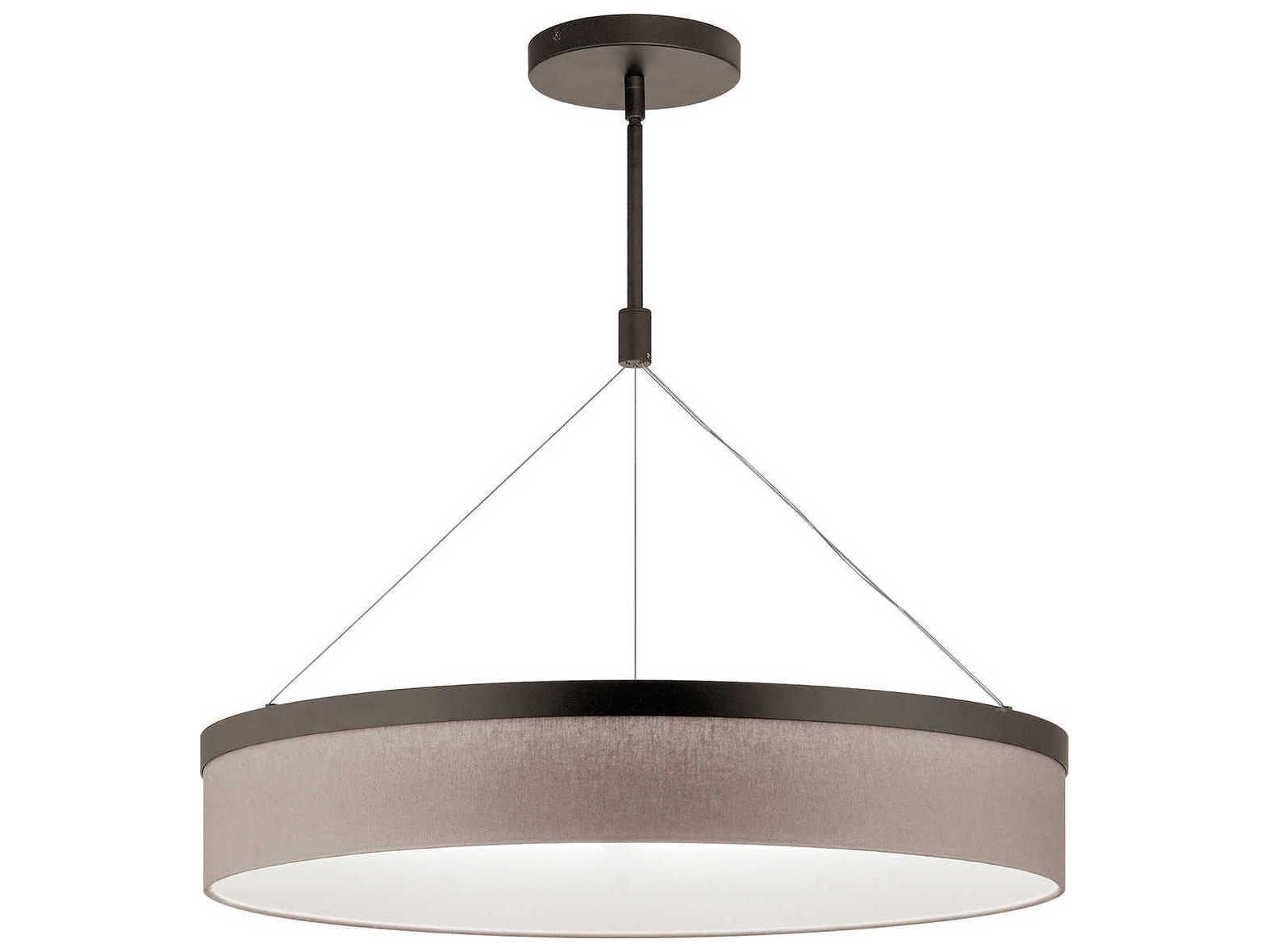 Kichler Mercel 3-Light Olde Bronze Drum Pendant