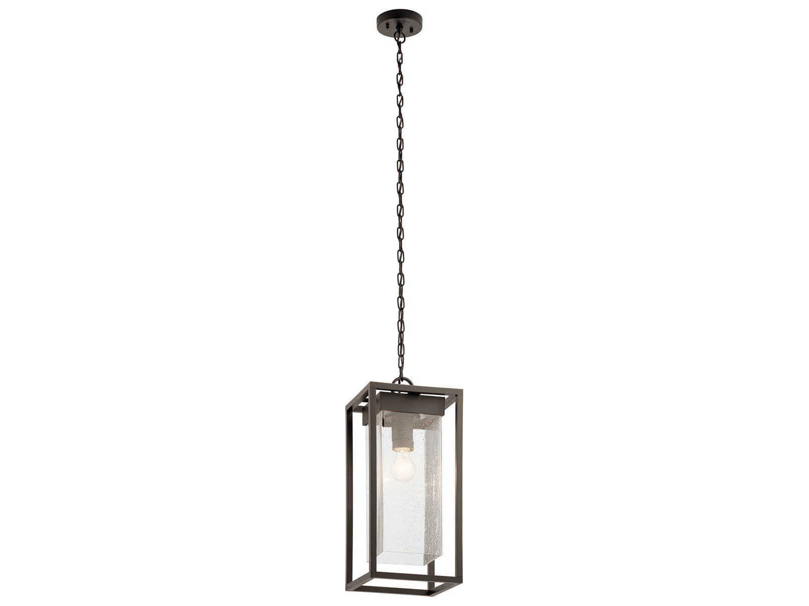 Kichler Mercer 1 - Light Glass Outdoor Hanging Light
