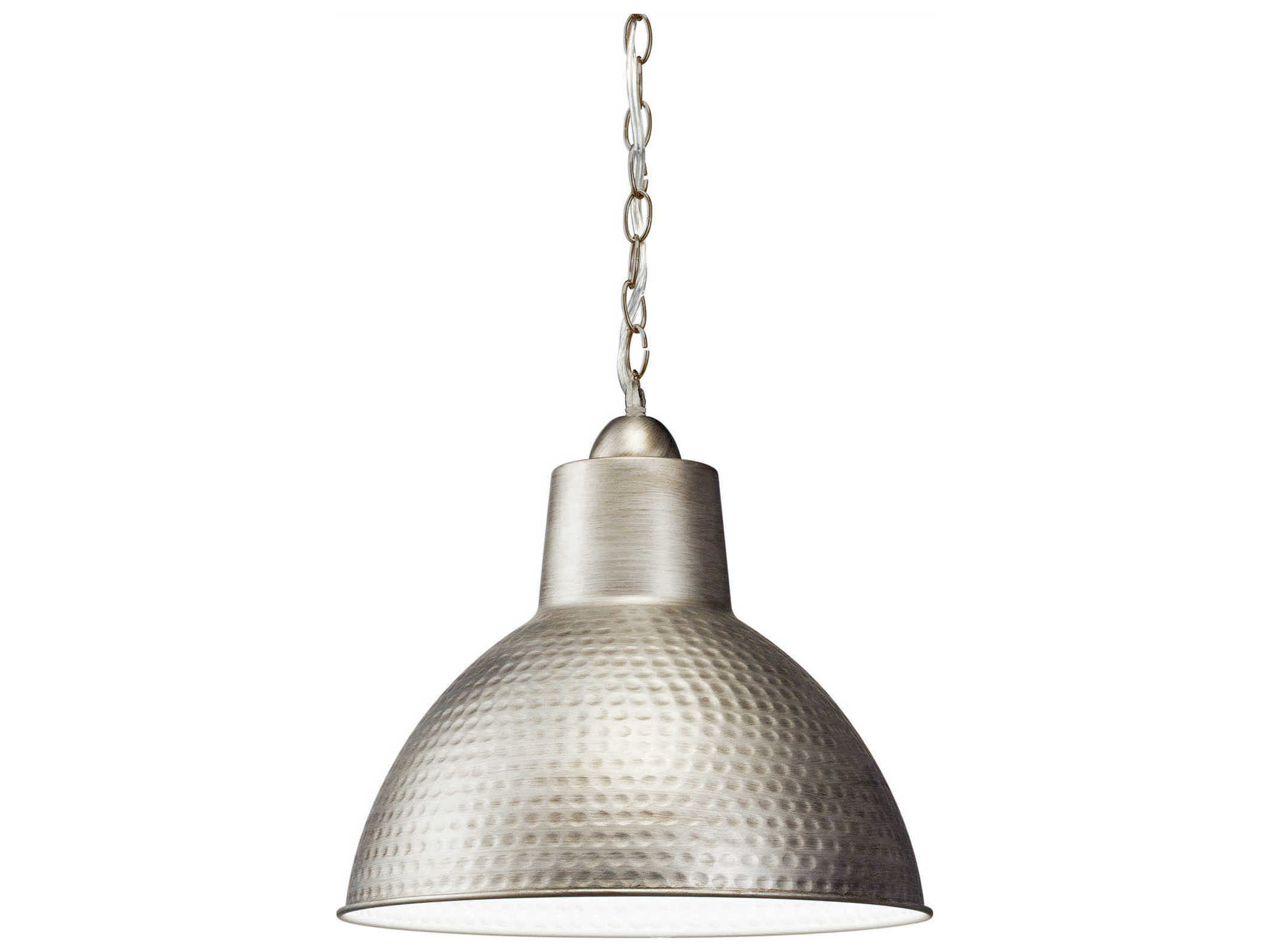 Kichler Missoula 1-Light Antique Pewter Round Pendant