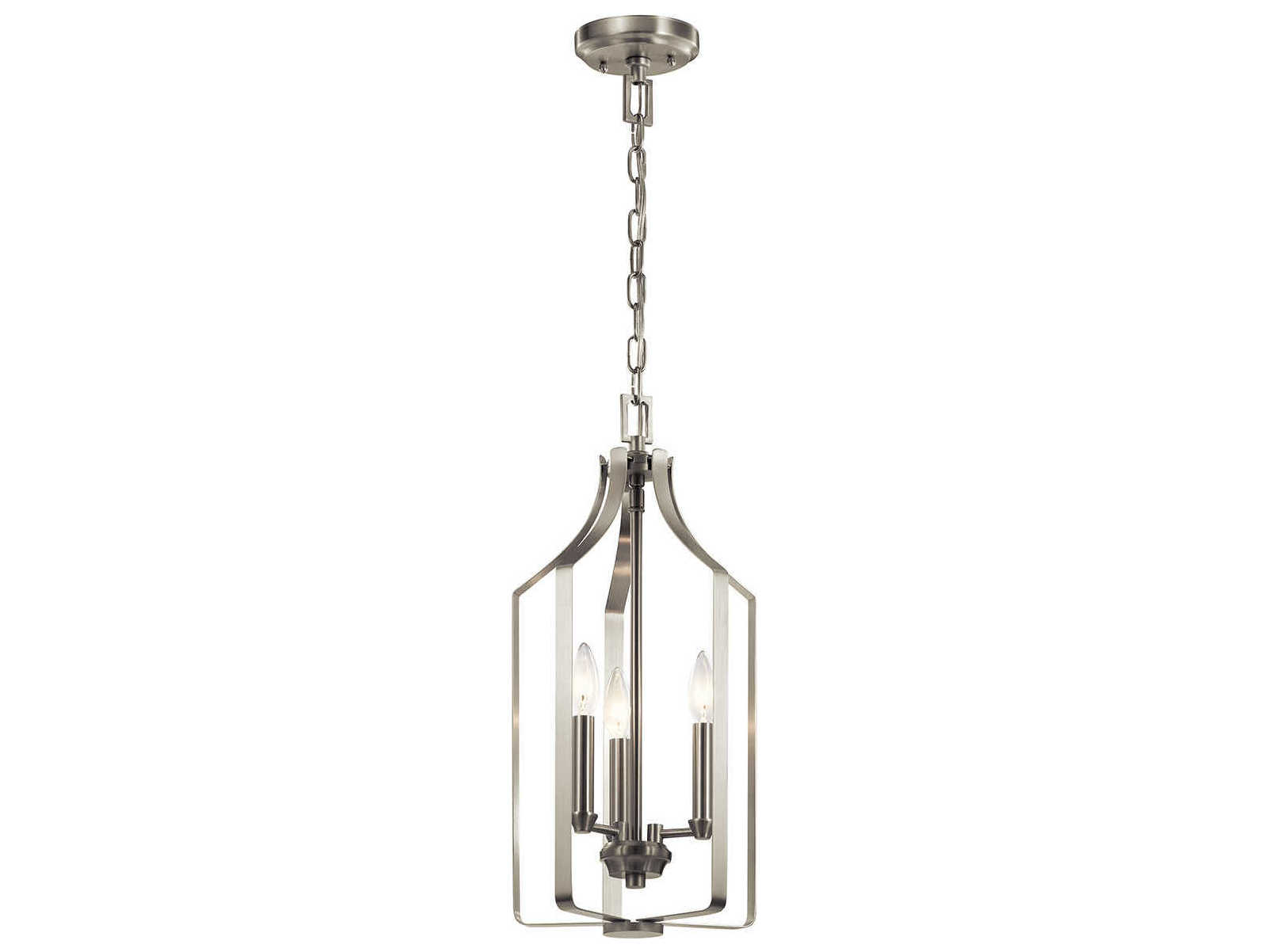 Kichler Morrigan 3-Light Brushed Nickel Mini Pendant