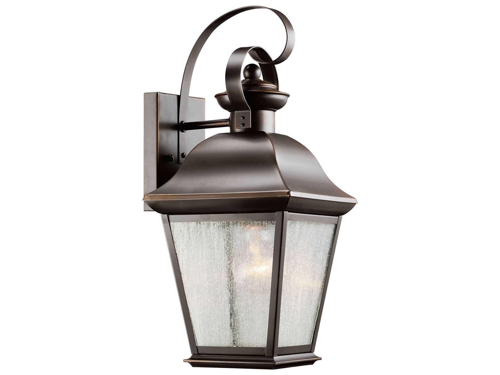 Kichler Mount Vernon 1 - Light Glass Outdoor Wall Light