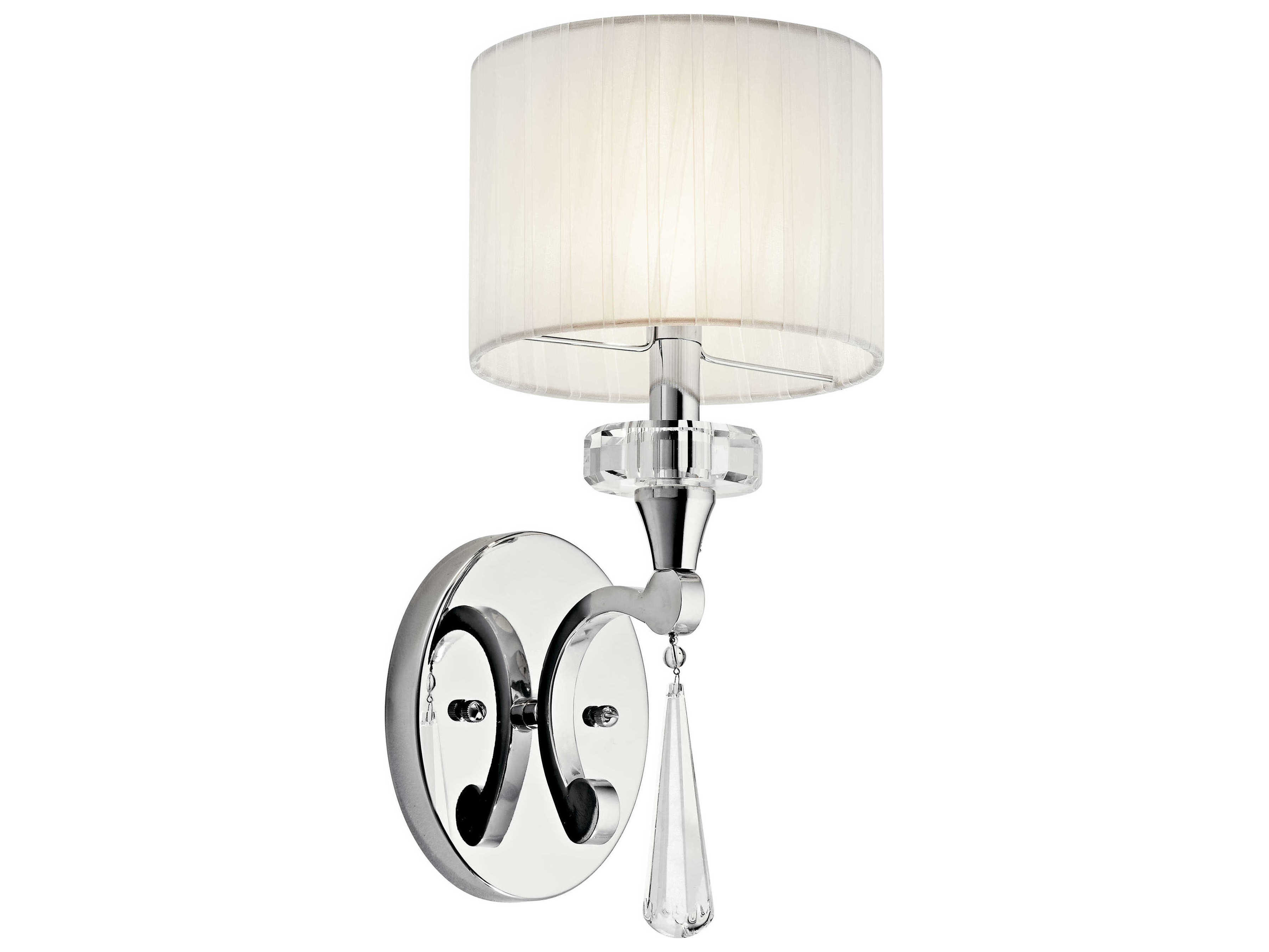 Kichler Parker Point 1-Light Chrome Wall Sconce