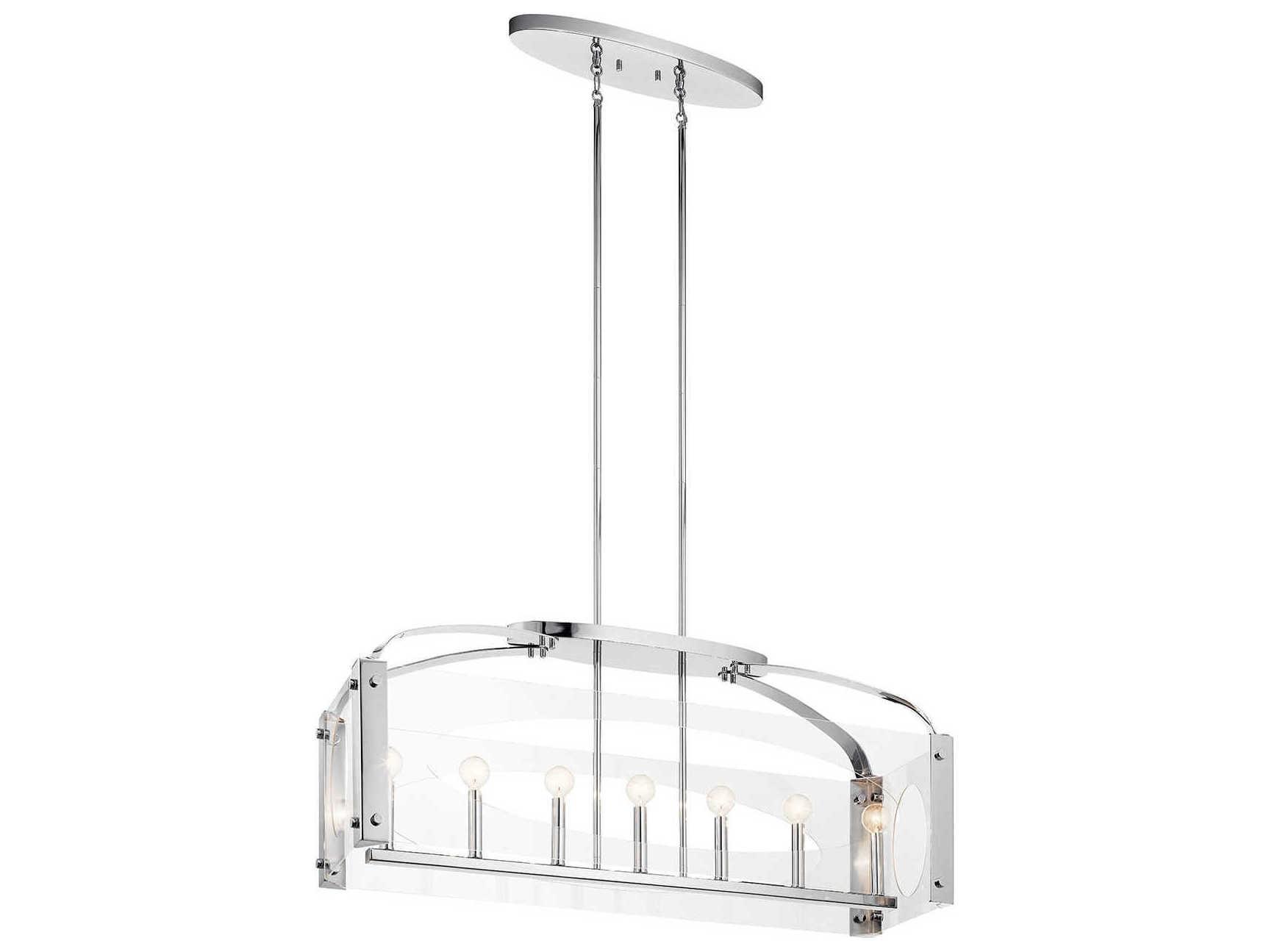 Kichler Pytel 7-Light Chrome Linear Island Pendant