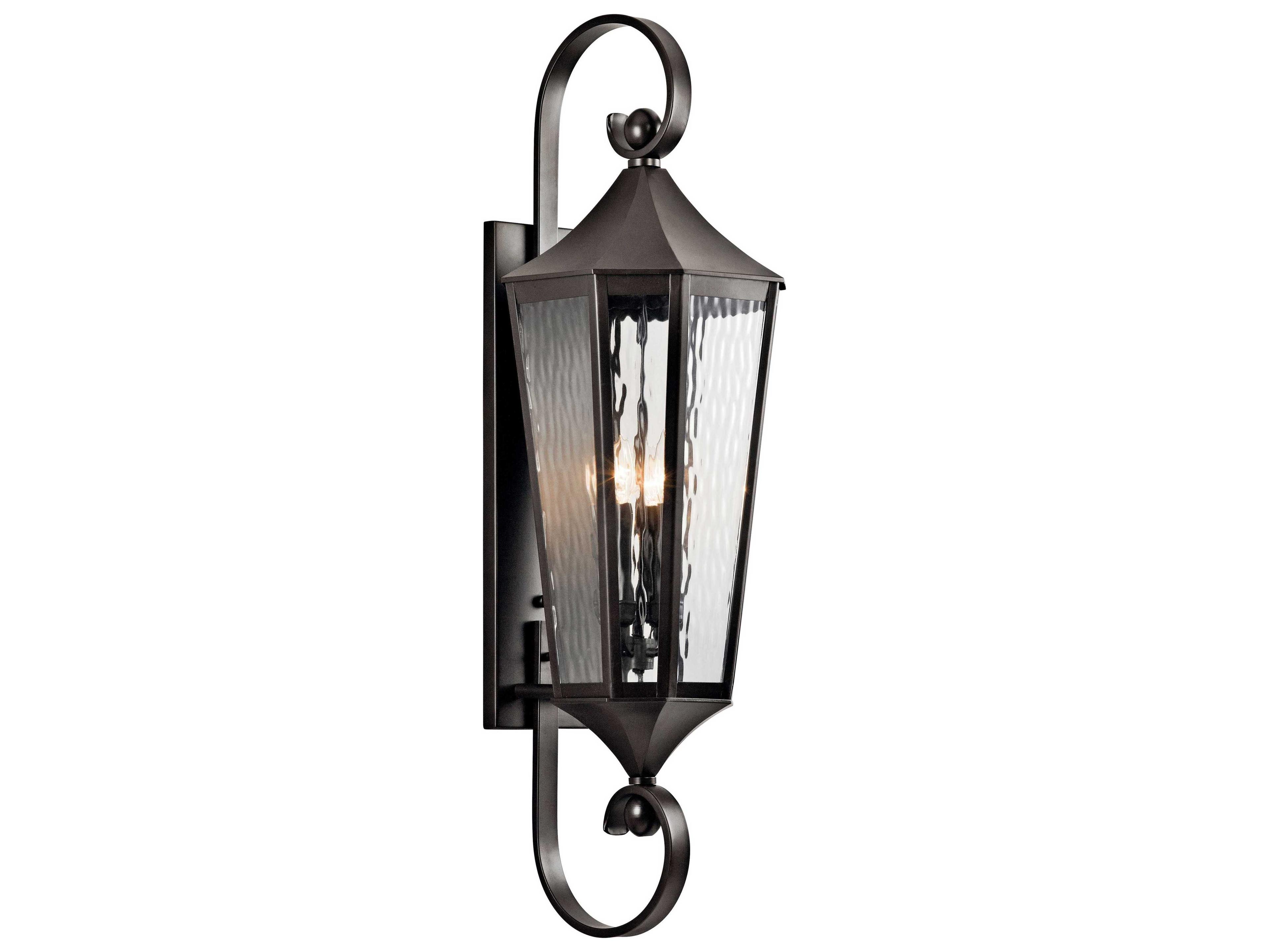 Kichler Rochdale 4 - Light Glass Outdoor Wall Light