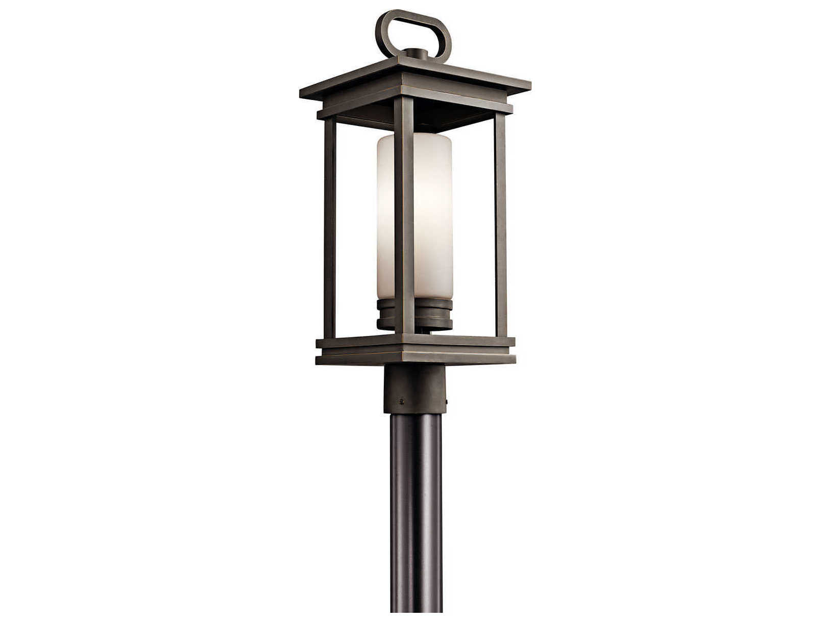 Kichler South Hope 1 - Light Glass Outdoor Post Light