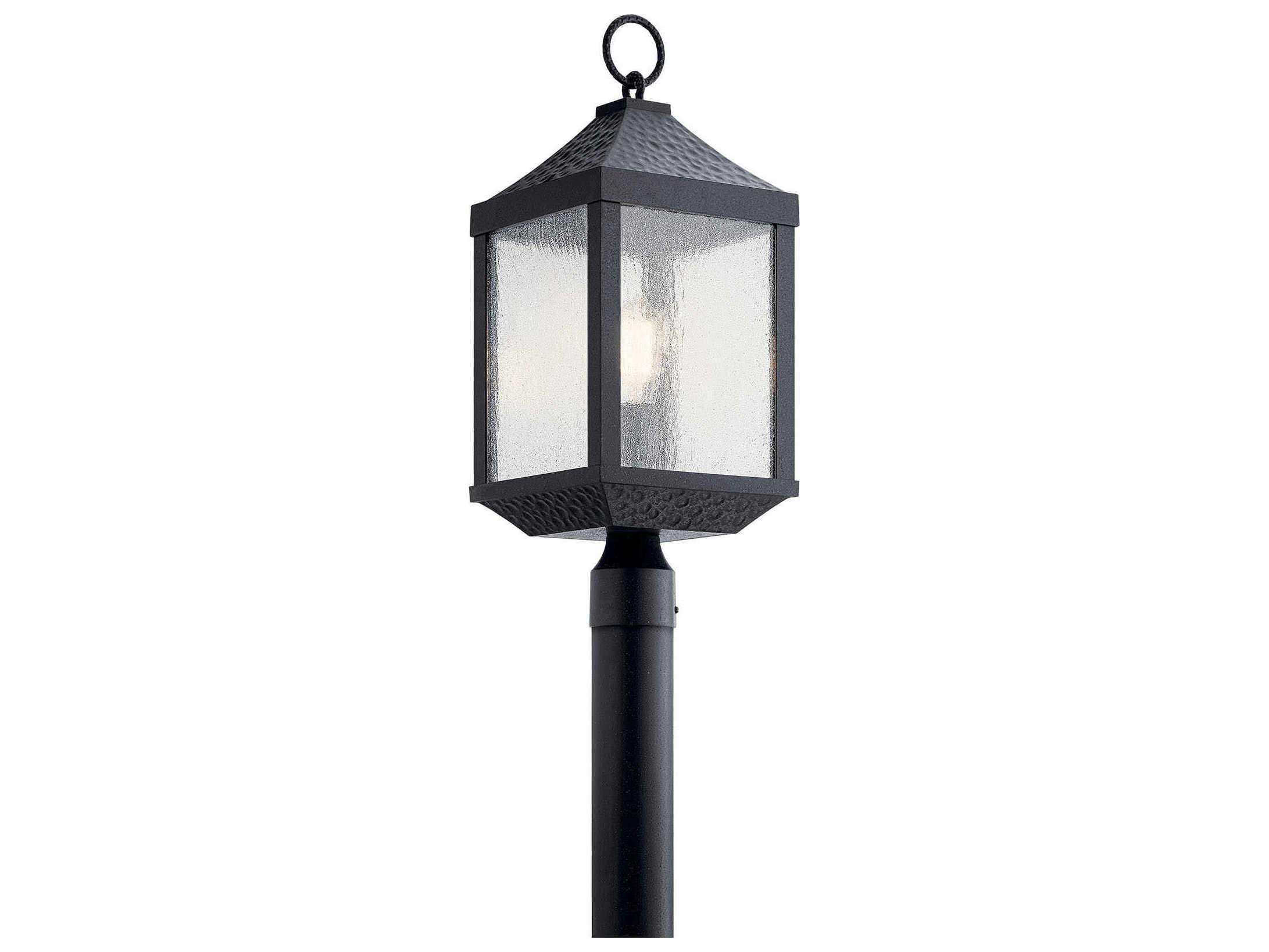Kichler Springfield 1 - Light Glass Outdoor Post Light
