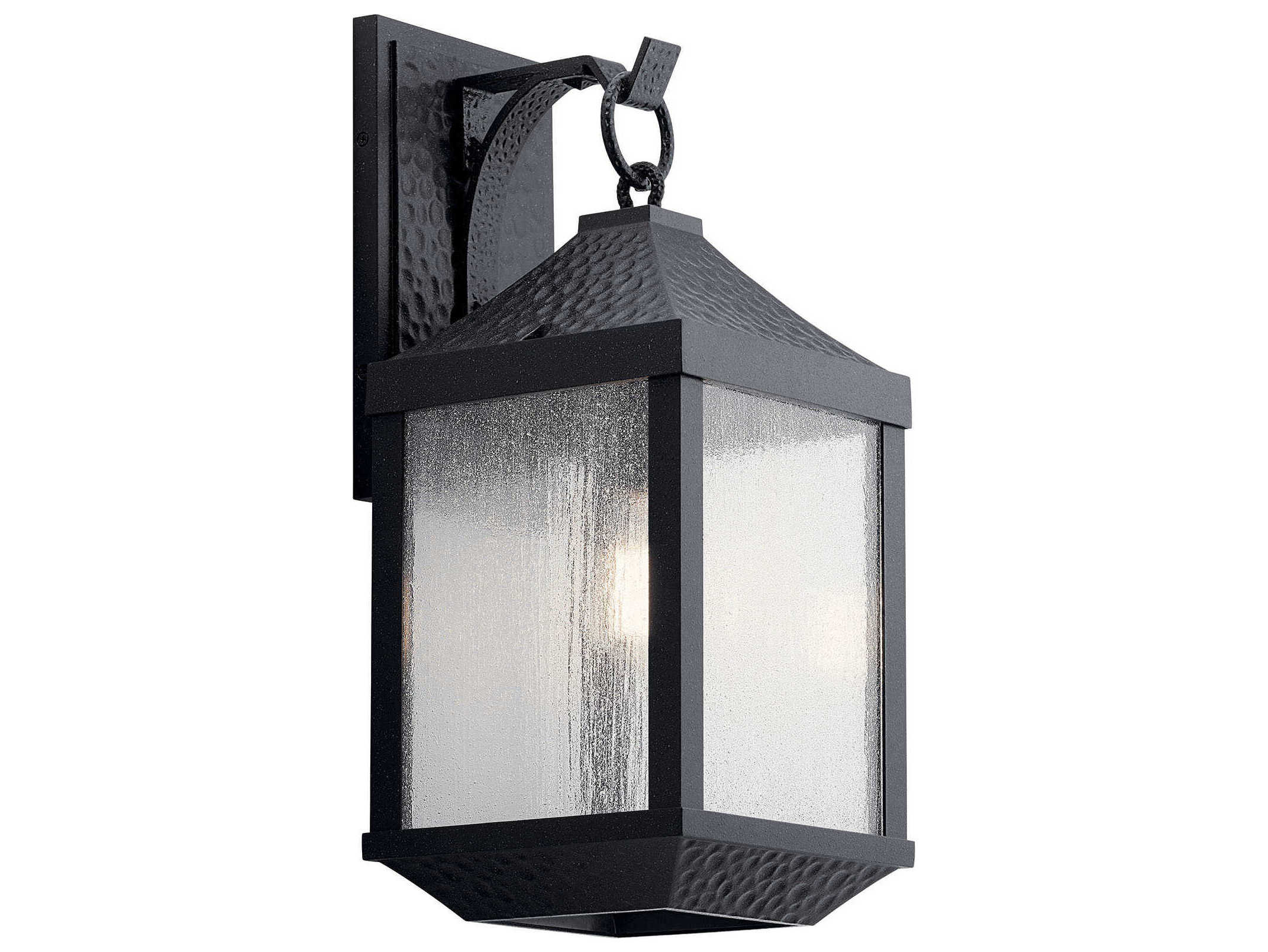Kichler Springfield 1 - Light Glass Outdoor Wall Light