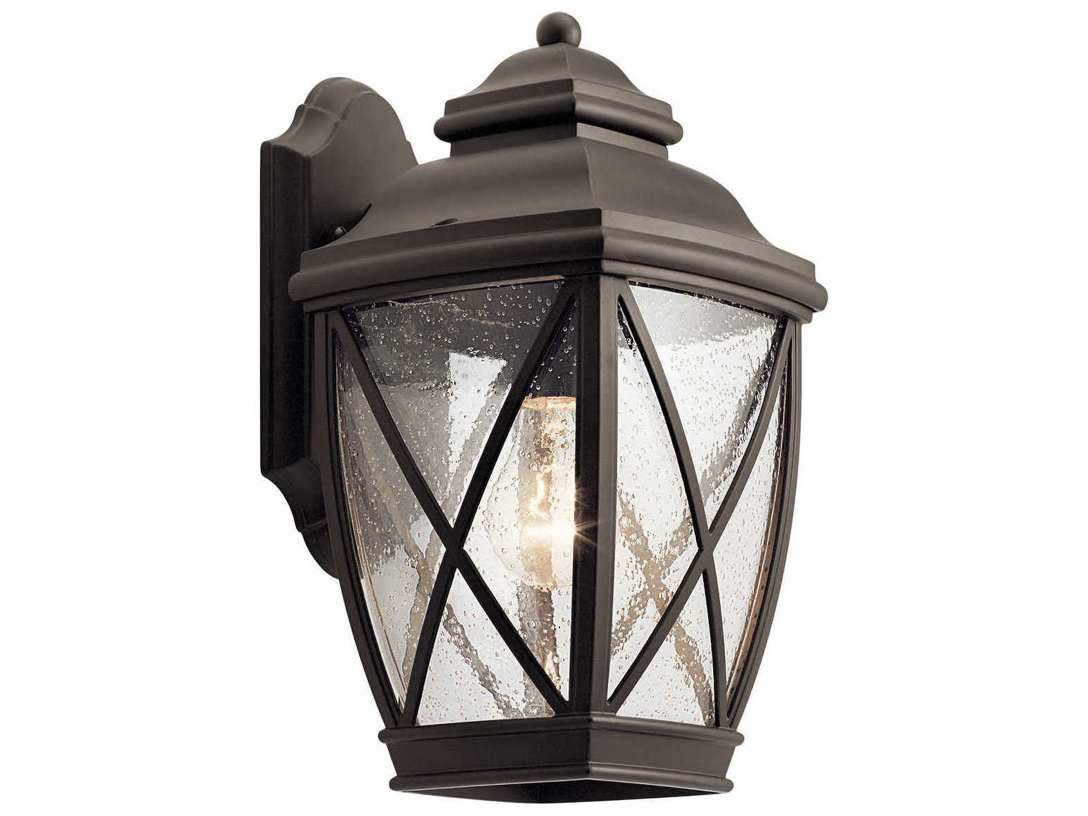 Kichler Tangier 1 - Light Glass Outdoor Wall Light