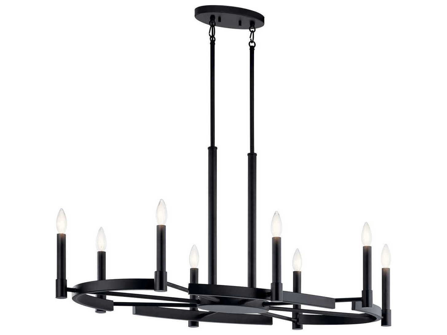 Kichler Tolani 8-Light Black Island Pendant