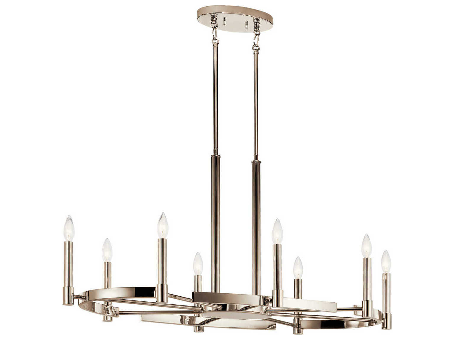Kichler Tolani 8-Light Polished Nickel Island Pendant