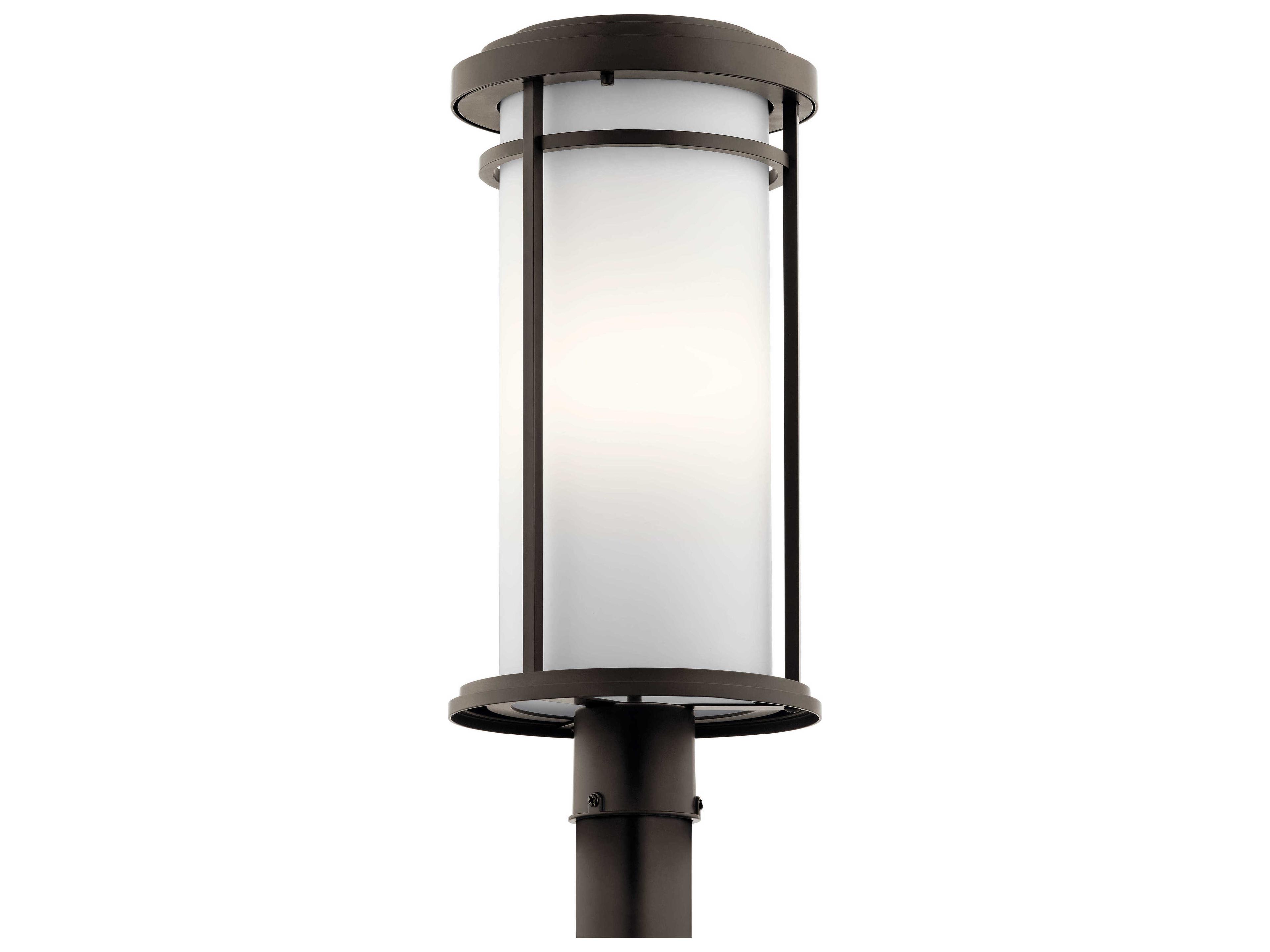 Kichler Toman 1 - Light Glass Outdoor Post Light