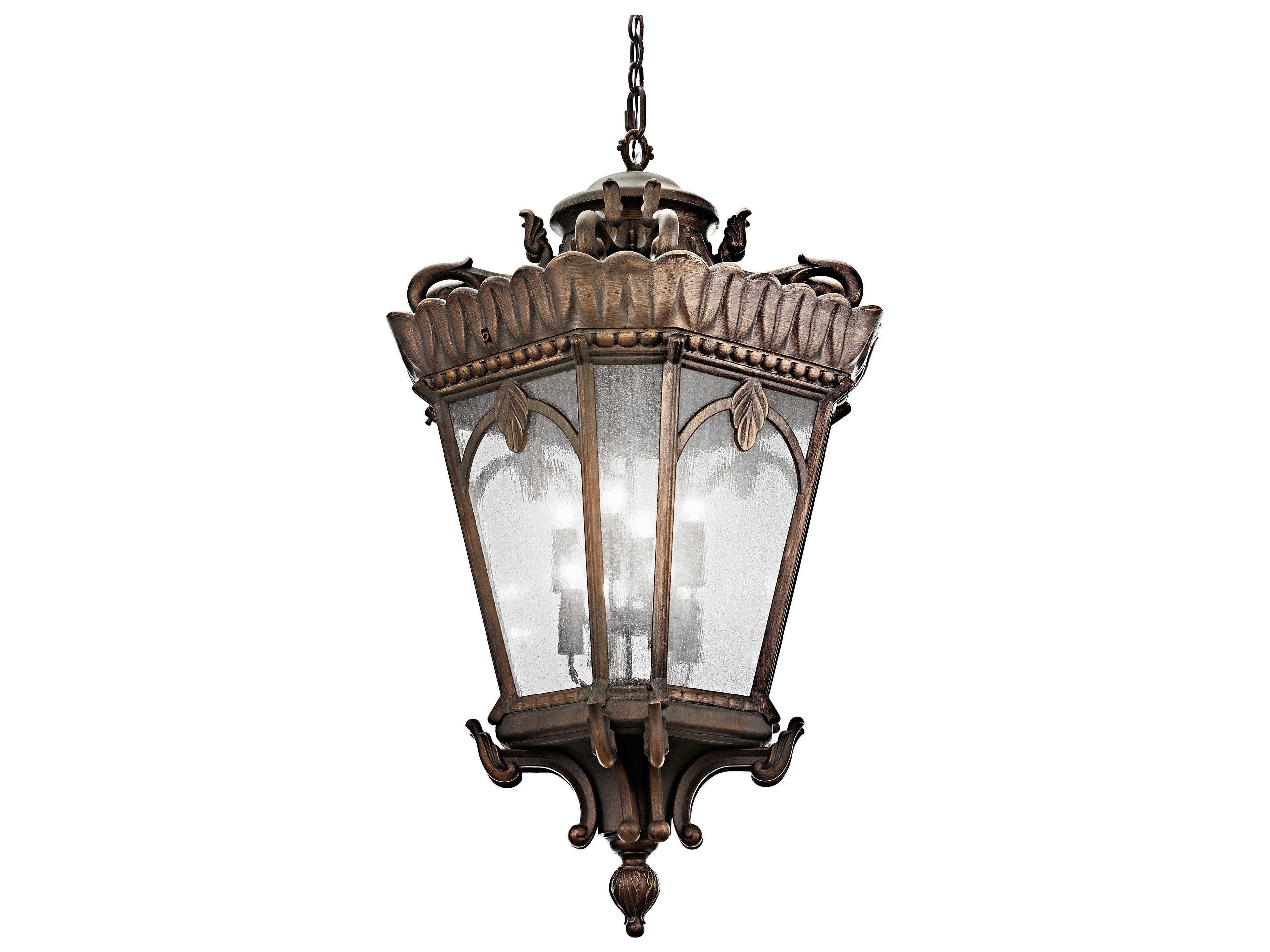 Kichler Tournai 8-light Glass Outdoor Hanging Light