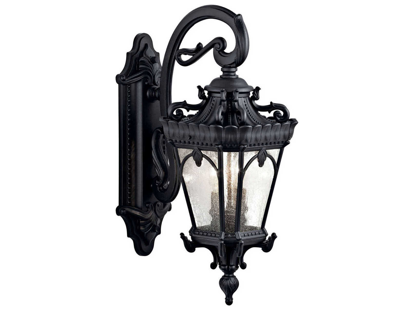Kichler Tournai 2 - Light Glass Outdoor Wall Light