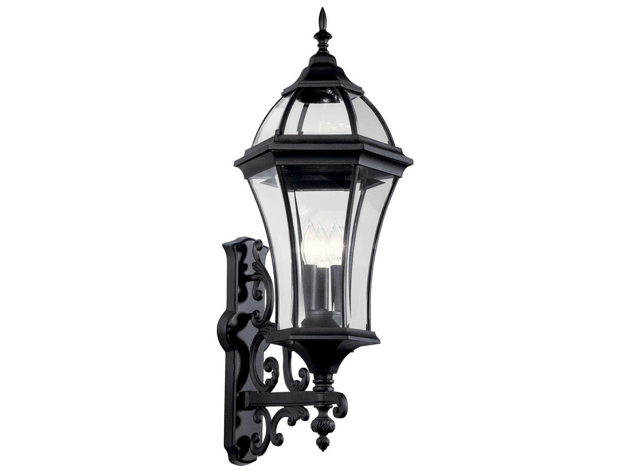 Kichler Townhouse 3 - Light Glass Outdoor Wall Light