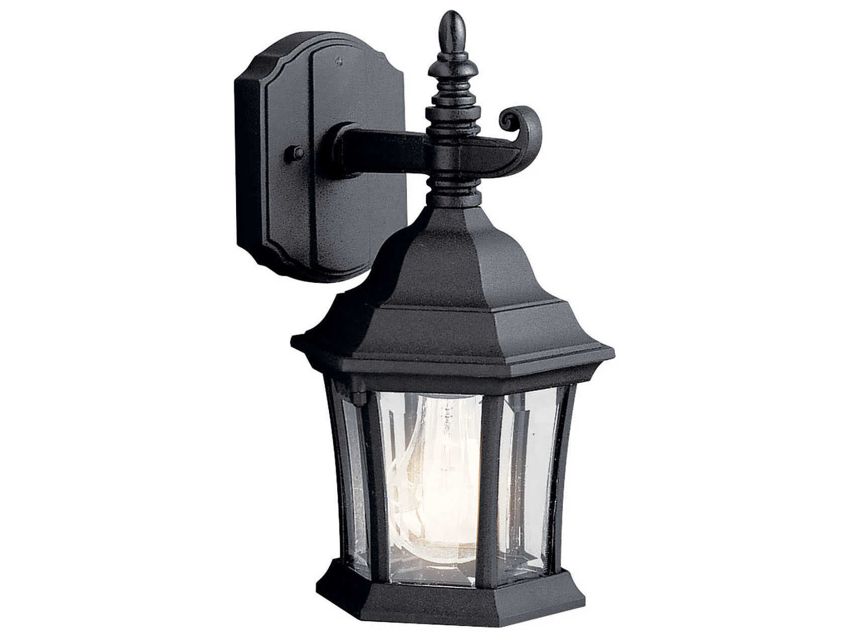 Kichler Townhouse 1 - Light Glass Outdoor Wall Light